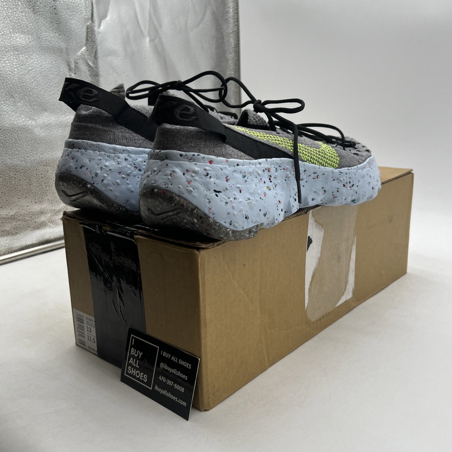 Size 13 - Nike Space Hippie 04 This Is Trash - Volt W (CD3476-001)