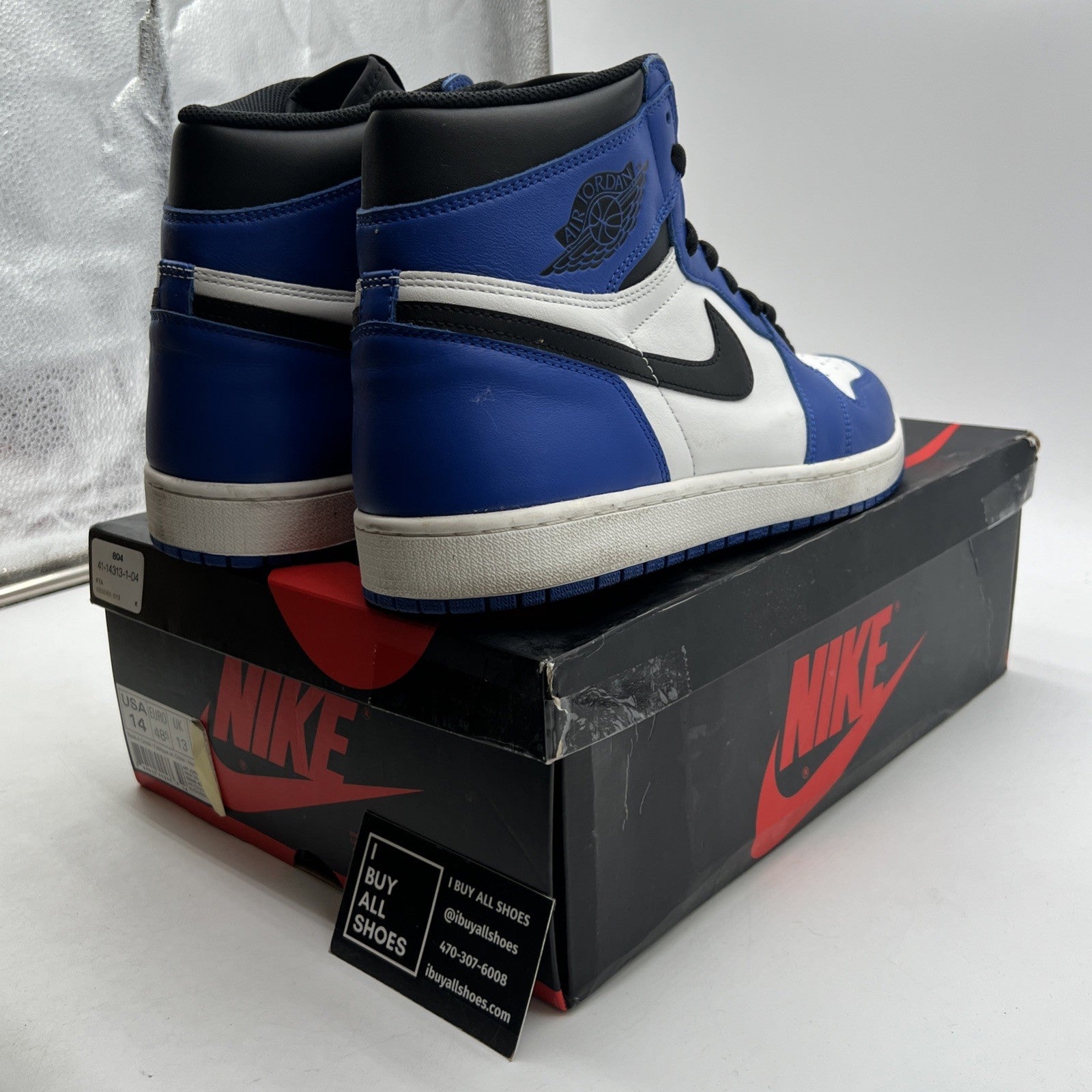 Size 14 - Air Jordan 1 Retro High OG Game Royal 2018 (555088-403)