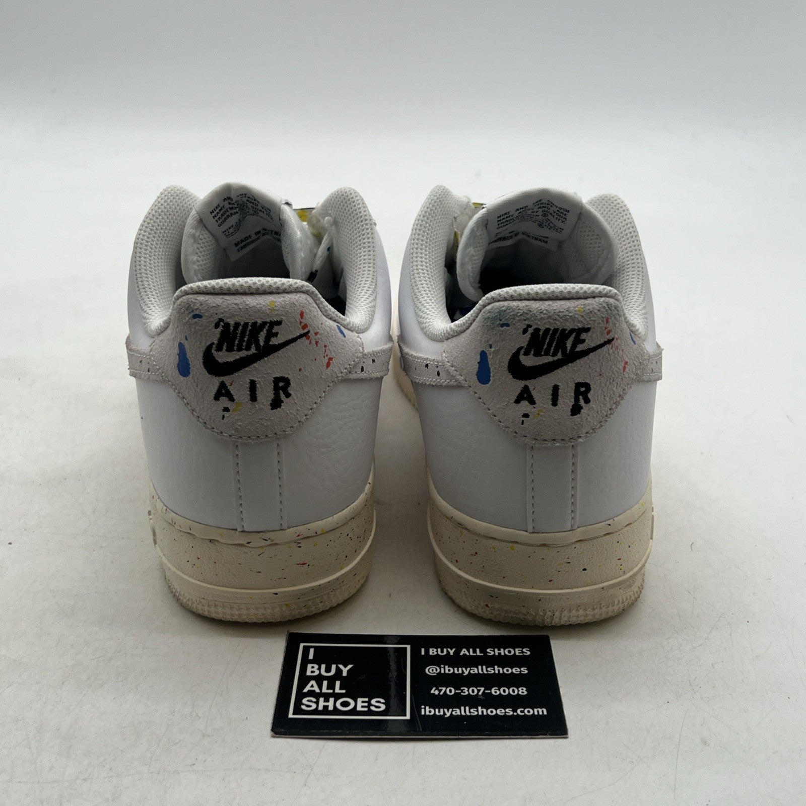 Size 10.5 - Nike Air Force 1 '07 LV8 Paint Splatter (CZ0339-100)