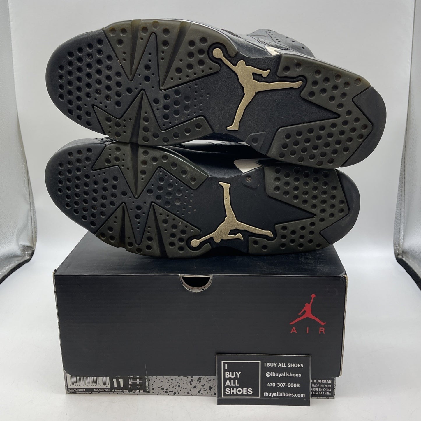Size 11 - Air Jordan 6 Retro Black Cat (384664-020)