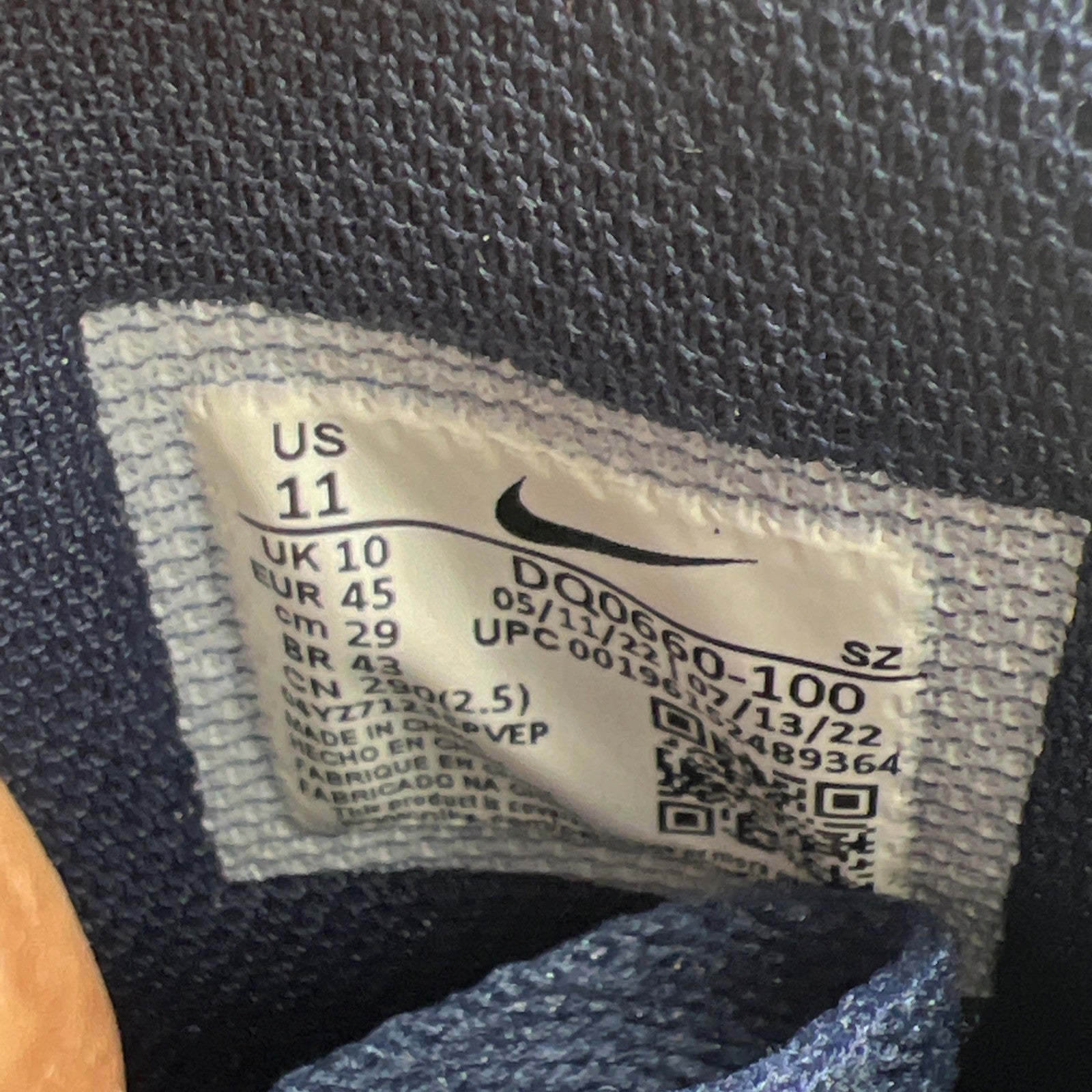 Size 11 - Air Jordan 1 Golf High Midnight Navy (DQ0660-100)