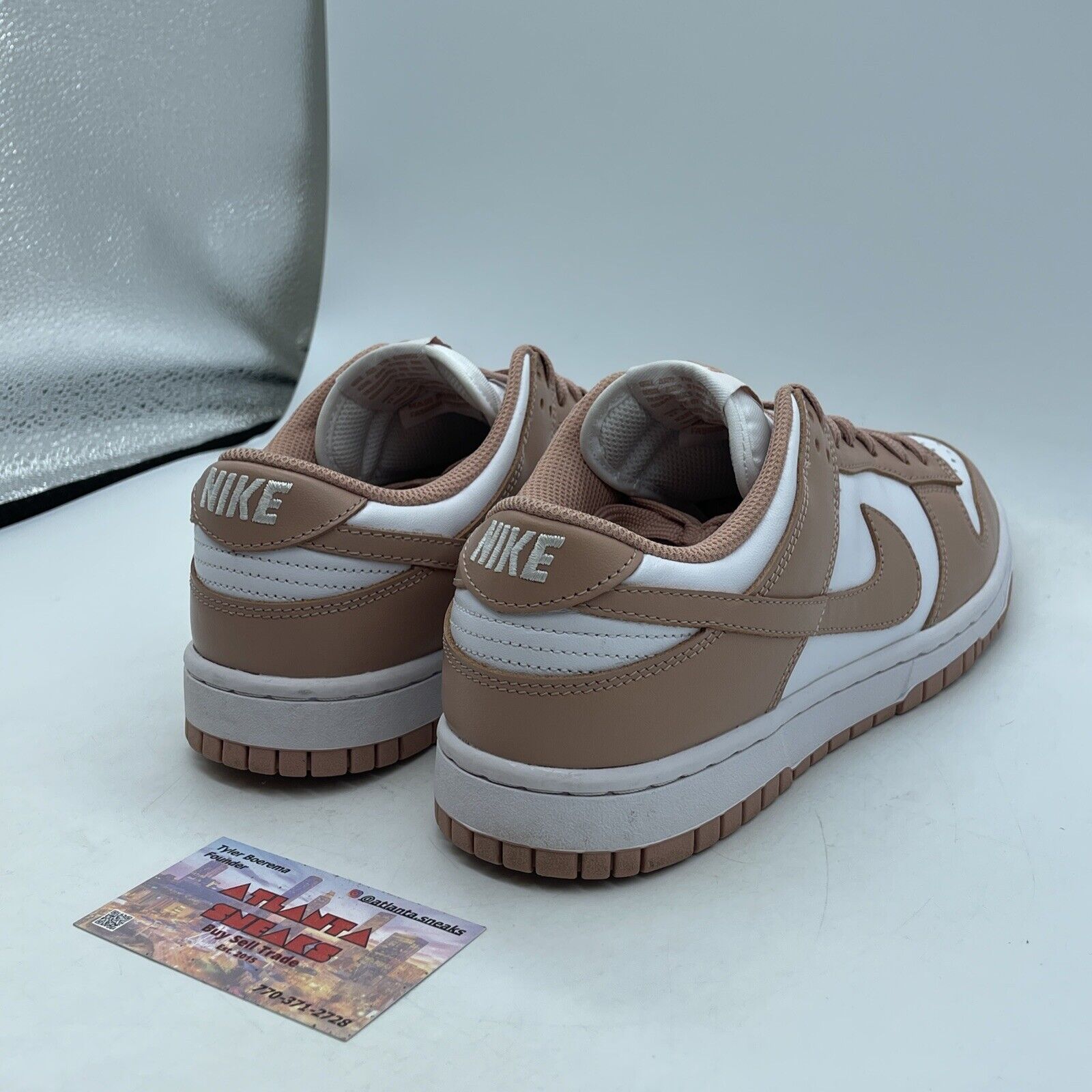 Size 9W - Nike Dunk Low Rose Whisper Pink White Leather (DD1503-118)