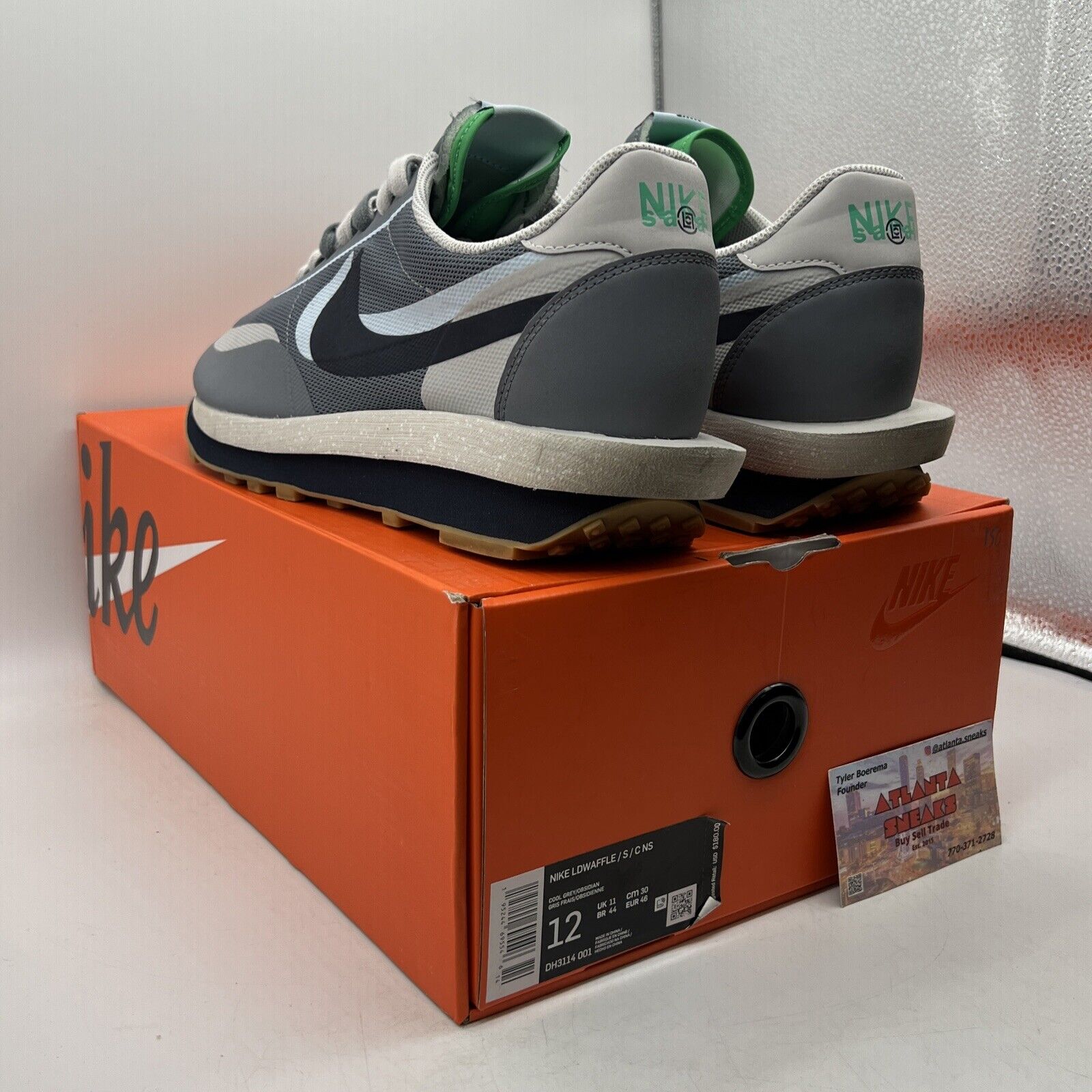 Size 12 - Nike sacai x Clot x LDWaffle Kiss Of Death 2 (DH3114-001)