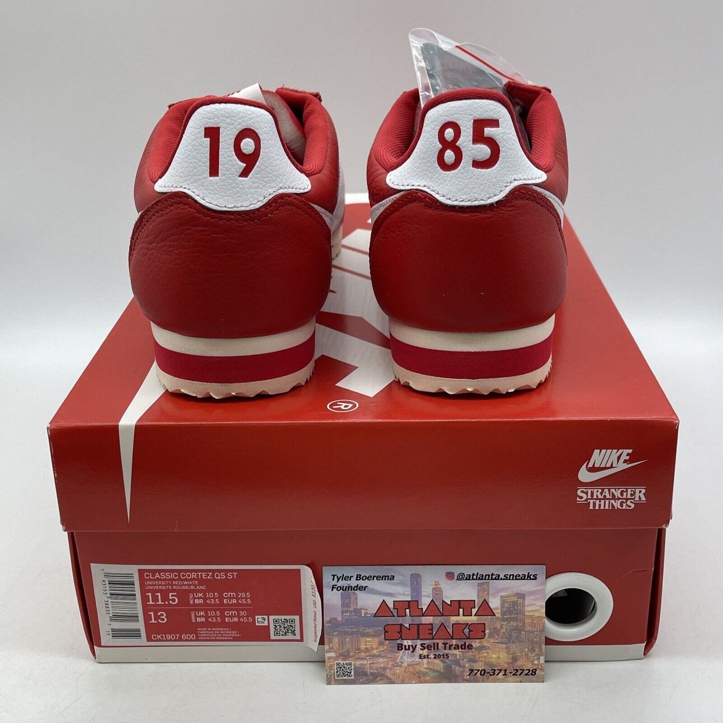 Size 11.5 - Nike Stranger Things x Cortez OG Collection Leather (CK1907-600)
