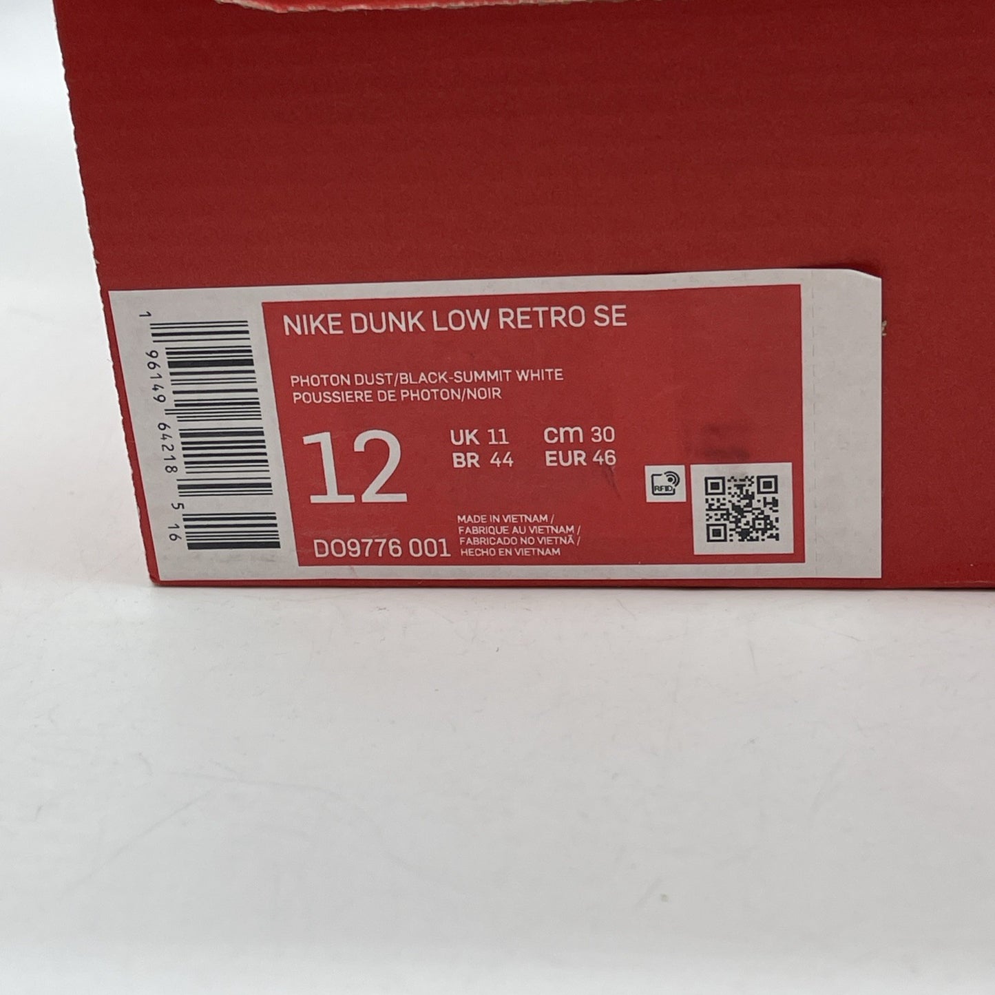 Size 12 - Nike Dunk Low Certified Fresh Black White Suede (DO9776-001)