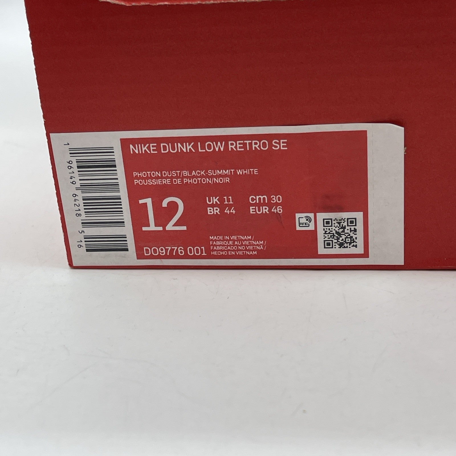 Size 12 - Nike Dunk Low Certified Fresh Black White Suede (DO9776-001)