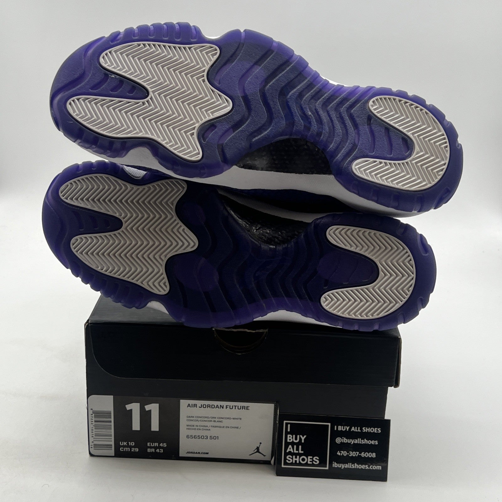 Size 11 - Jordan Future Dark Concord (656503-501)