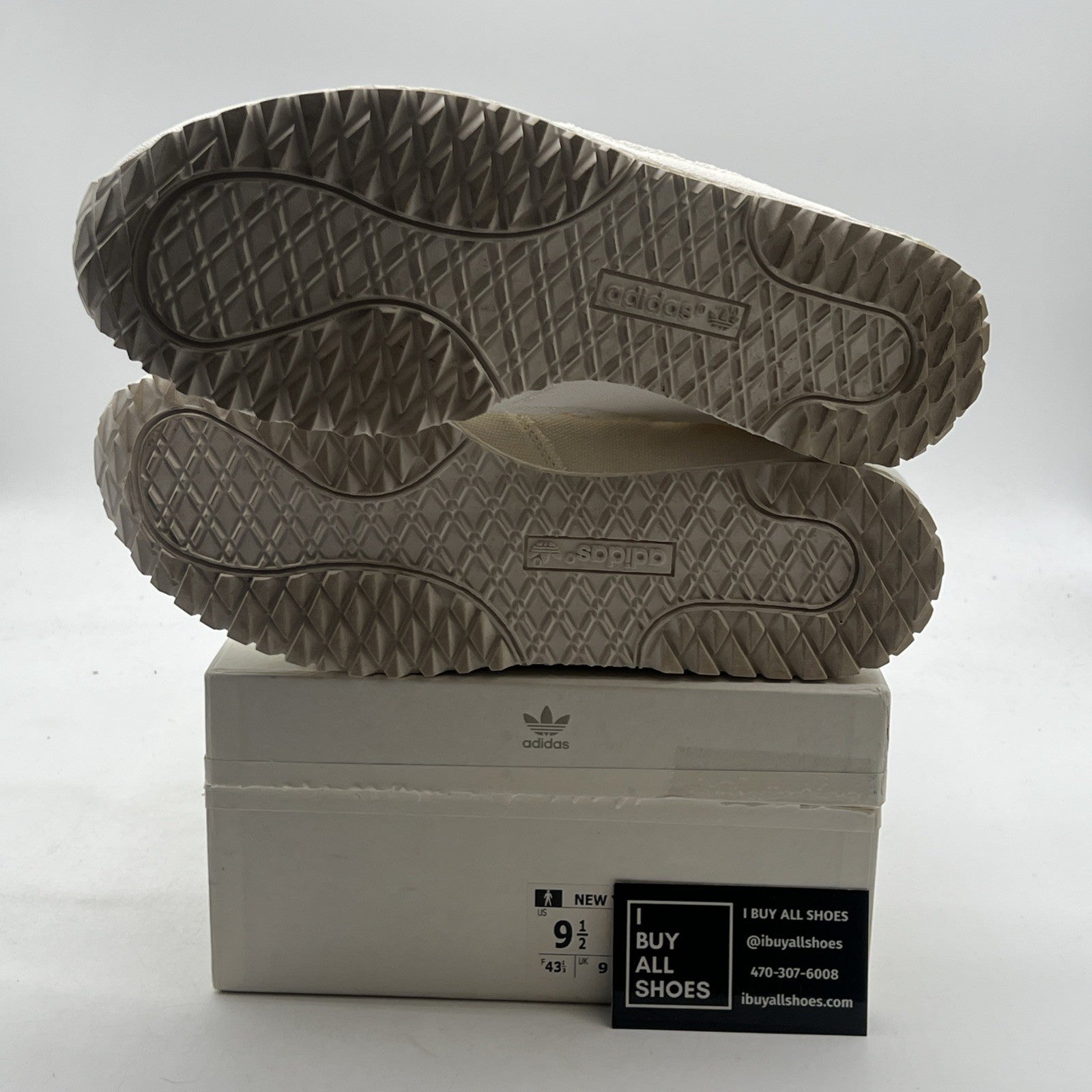 Size 9.5 - adidas Daniel Arsham x New York Chalk White (CM7193)