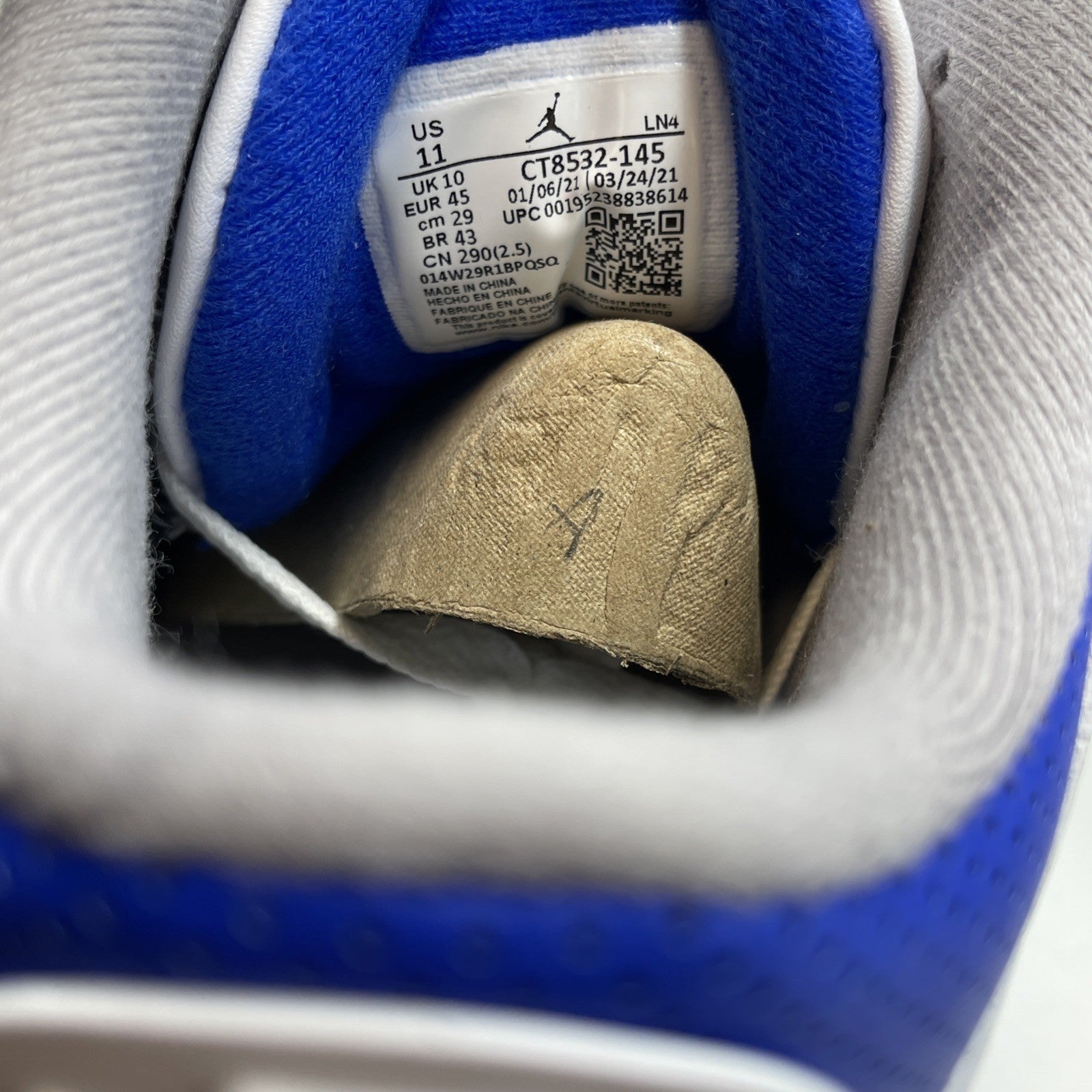 Size 11 - Air Jordan 3 Retro Mid Racer Blue Suede Leather (CT8532-145)
