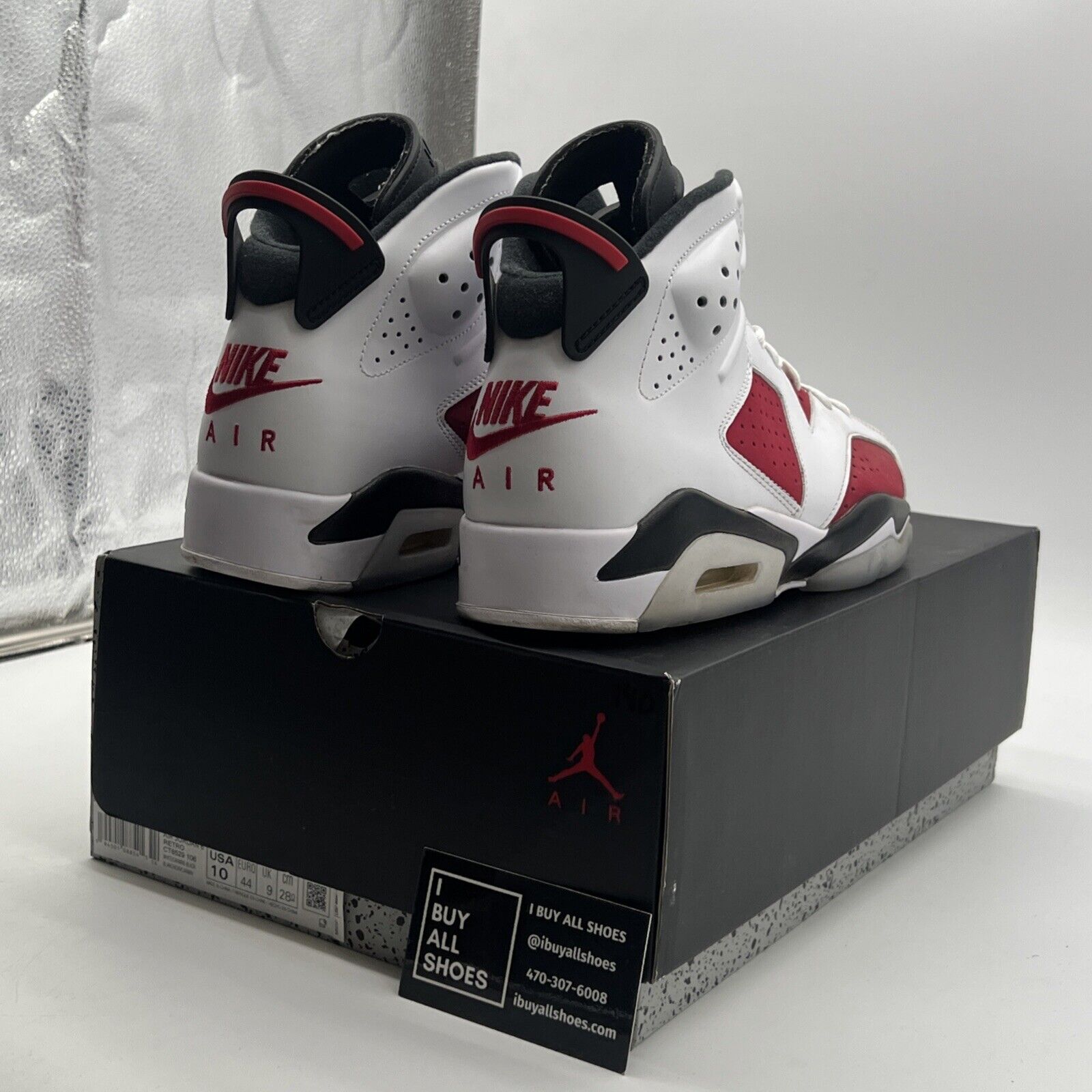 Size 10 - Air Jordan 6 Retro OG Mid Carmine (CT8529-106)