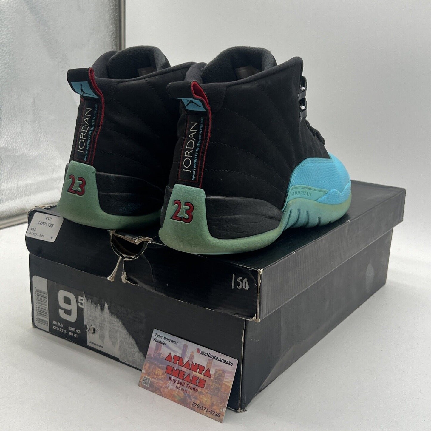 Size 9.5 - Air Jordan 12 Retro Gamma Blue Suede (130690-027)