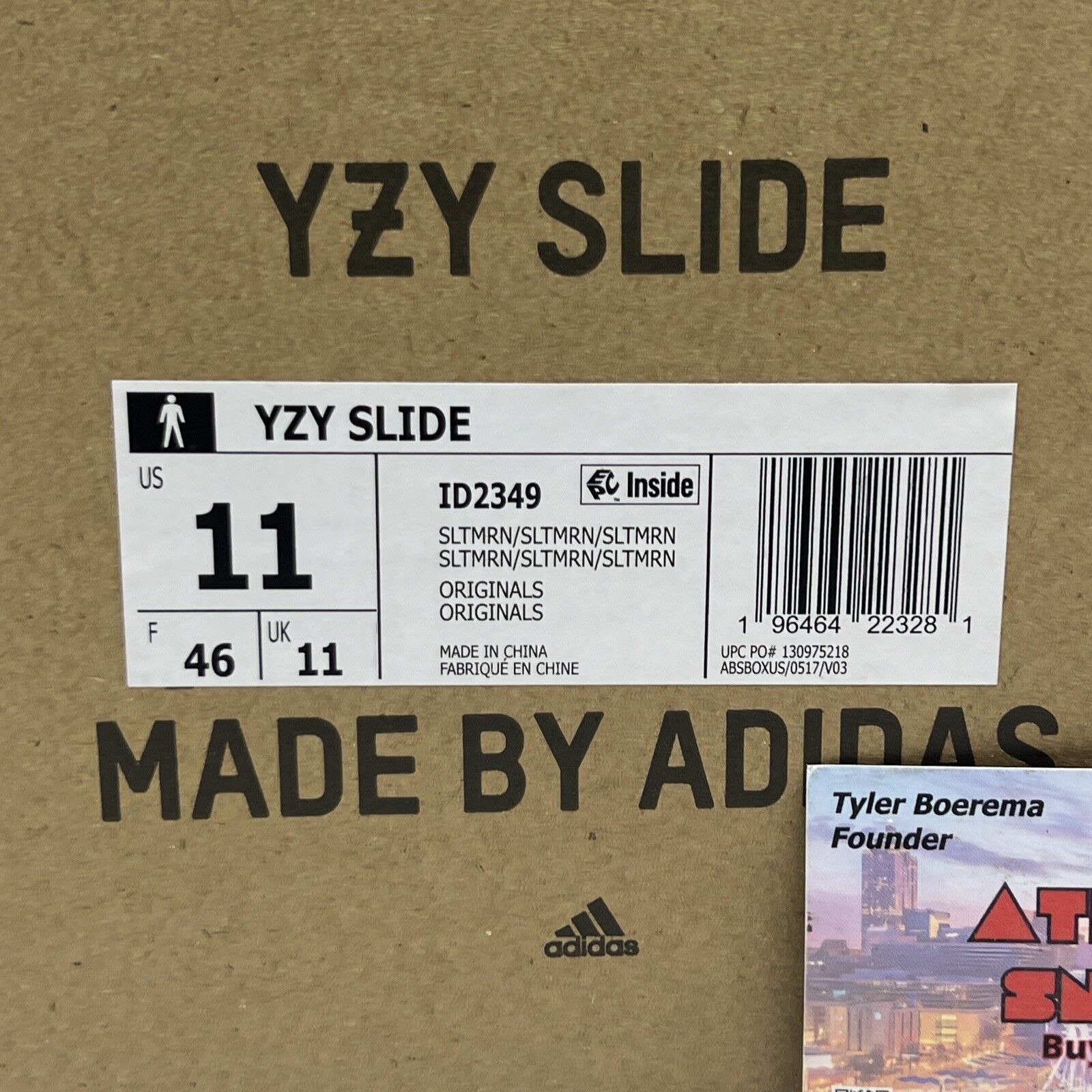 Adidas Yeezy Slide Slate Marine. Brand New/DS. Size 11 Men's Brand New Og All