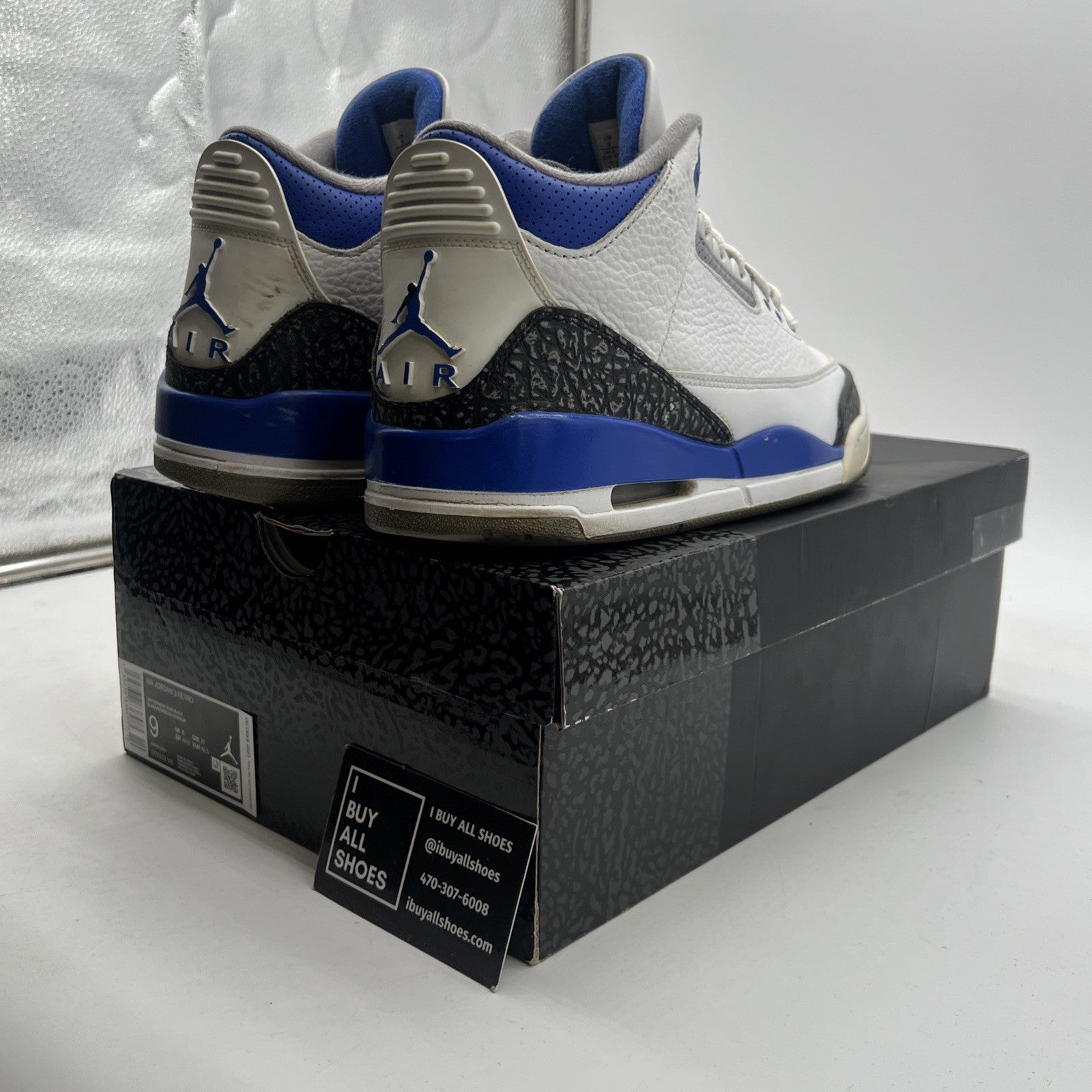Size 9 - Air Jordan 3 Retro Mid Racer Blue (CT8532-145)