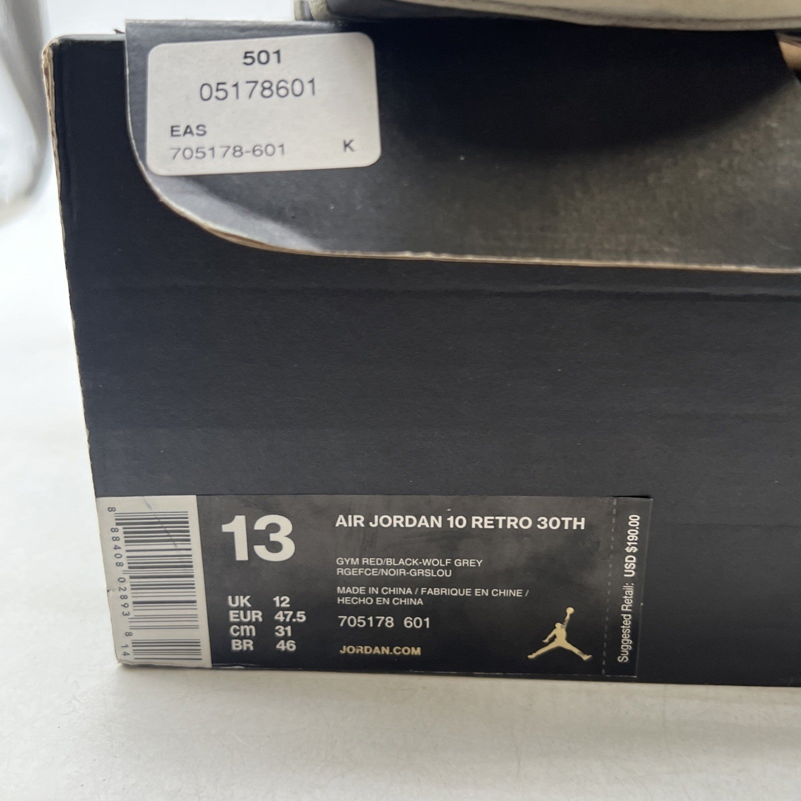 Size 13 - Air Jordan 10 Retro Bulls Over Broadway (705178-601)
