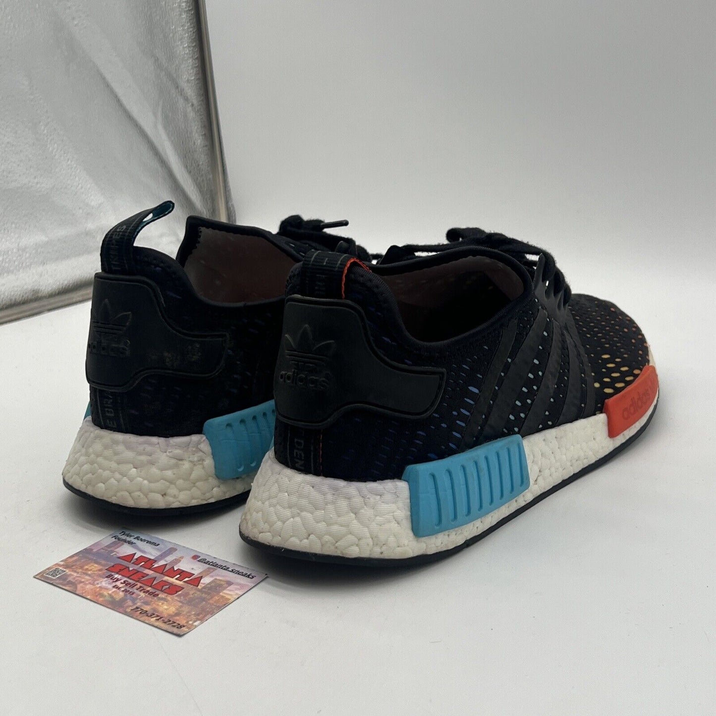 Size 12 - adidas NMD_R1 Rainbow Red Blue White Black (BB4296)