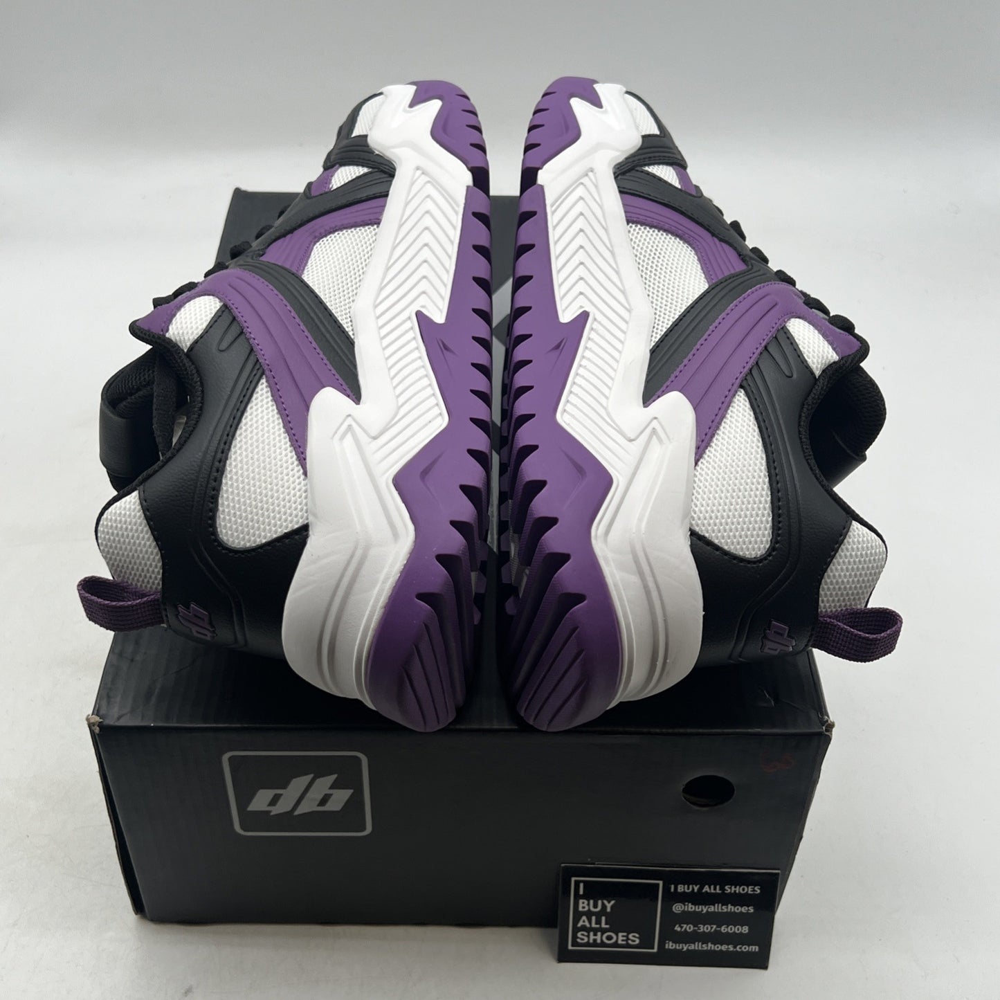 Size 12 - Decibel White, Purple And Black