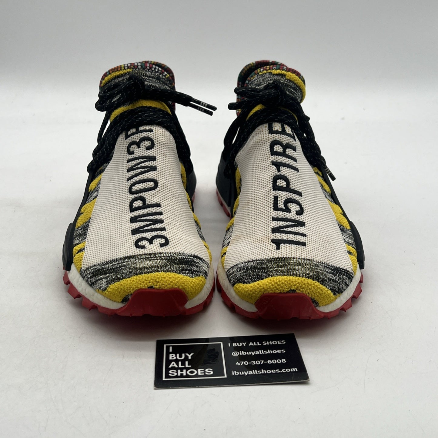 Size 10 - adidas Pharrell x NMD Human Race Trail Solar Pack (BB9527)