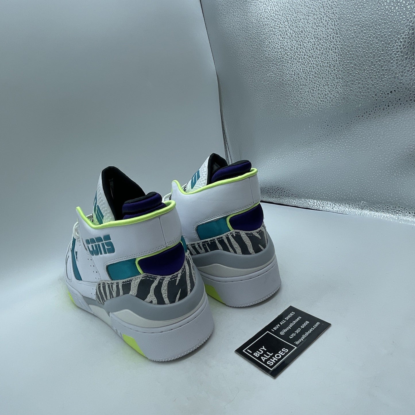 Size 13 - Just Don x Converse ERX-260 Mid Animal - White Teal (163783C)