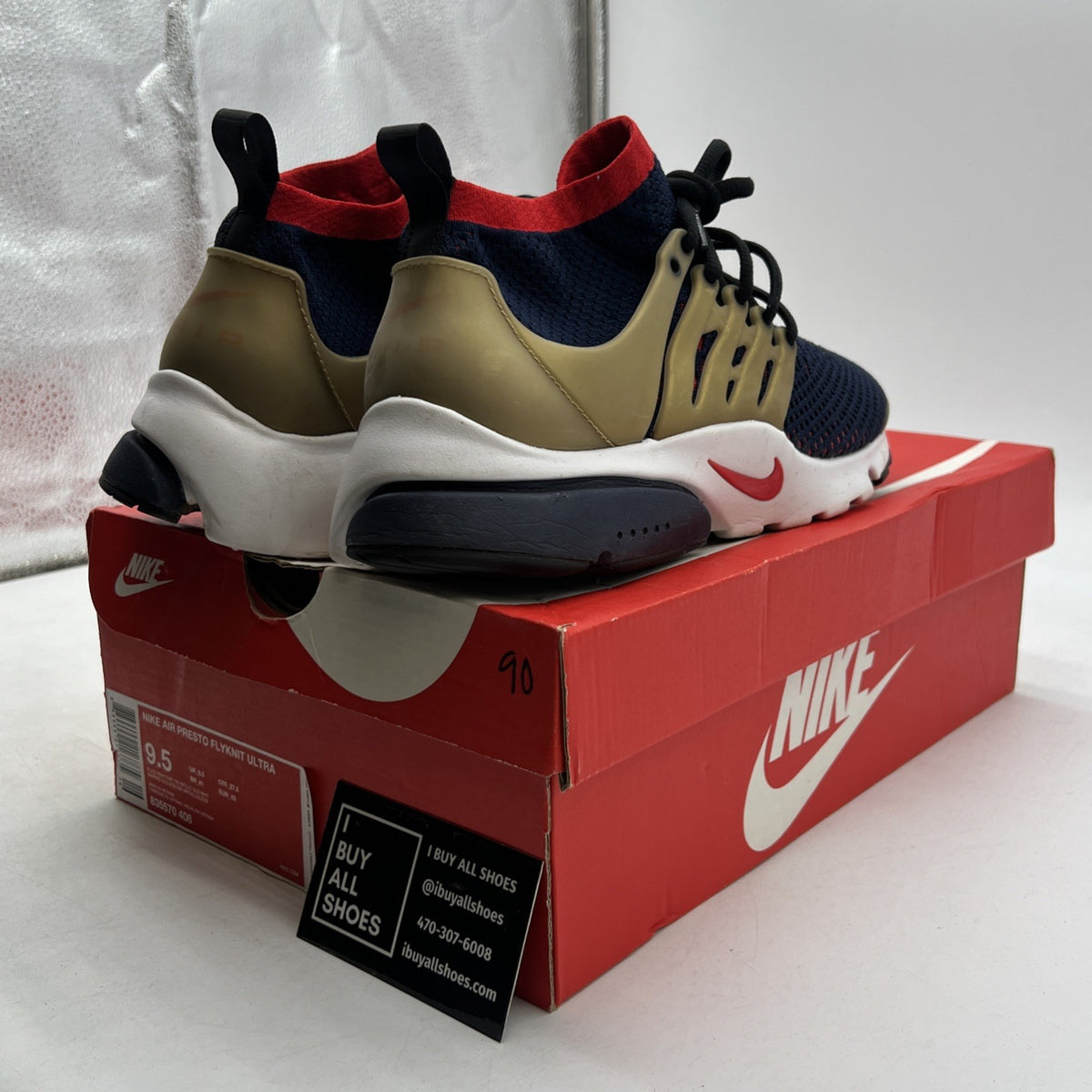 Size 9.5 - Nike Air Presto Ultra Flyknit Olympic (835570-406)