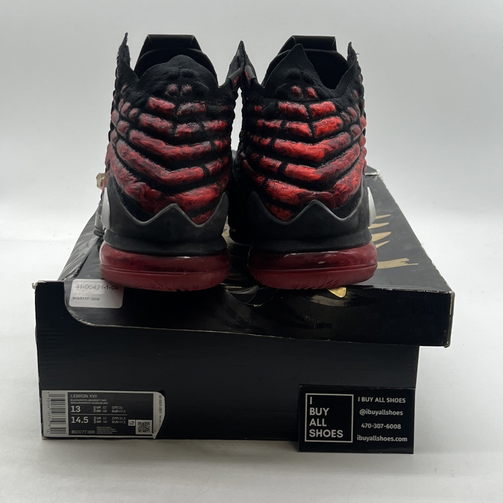 Size 13 - Nike LeBron 17 Infrared VI (BQ3177-006)