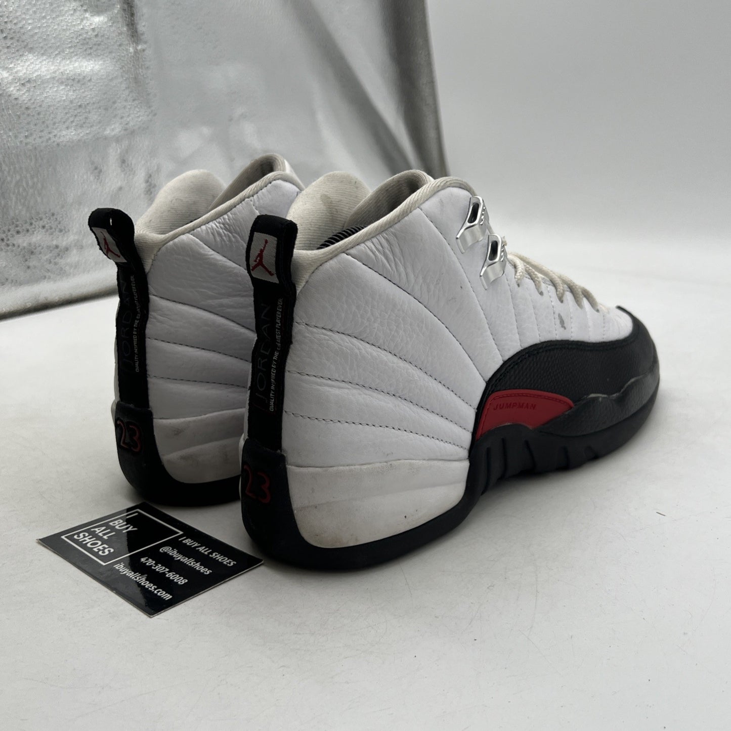 Size 6.5Y - Air Jordan 12 Retro Taxi Flip (153265-162)