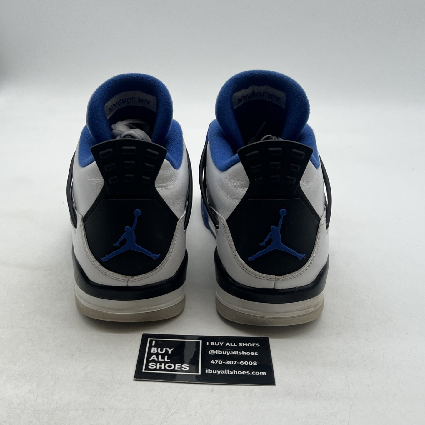 Size 9 - Air Jordan 4 Retro Mid Motorsports (308497-117)