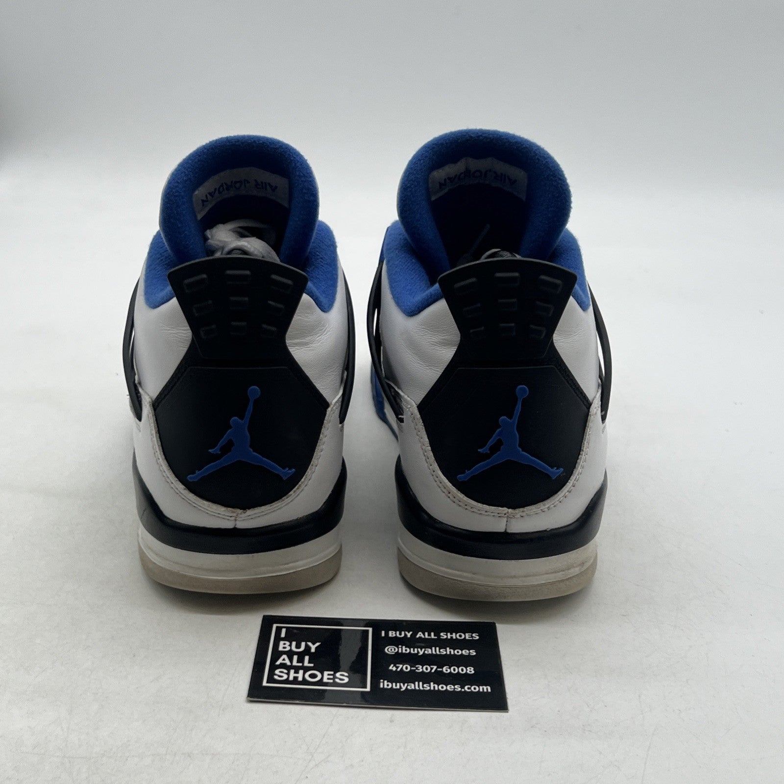 Size 9 - Air Jordan 4 Retro Mid Motorsports (308497-117)