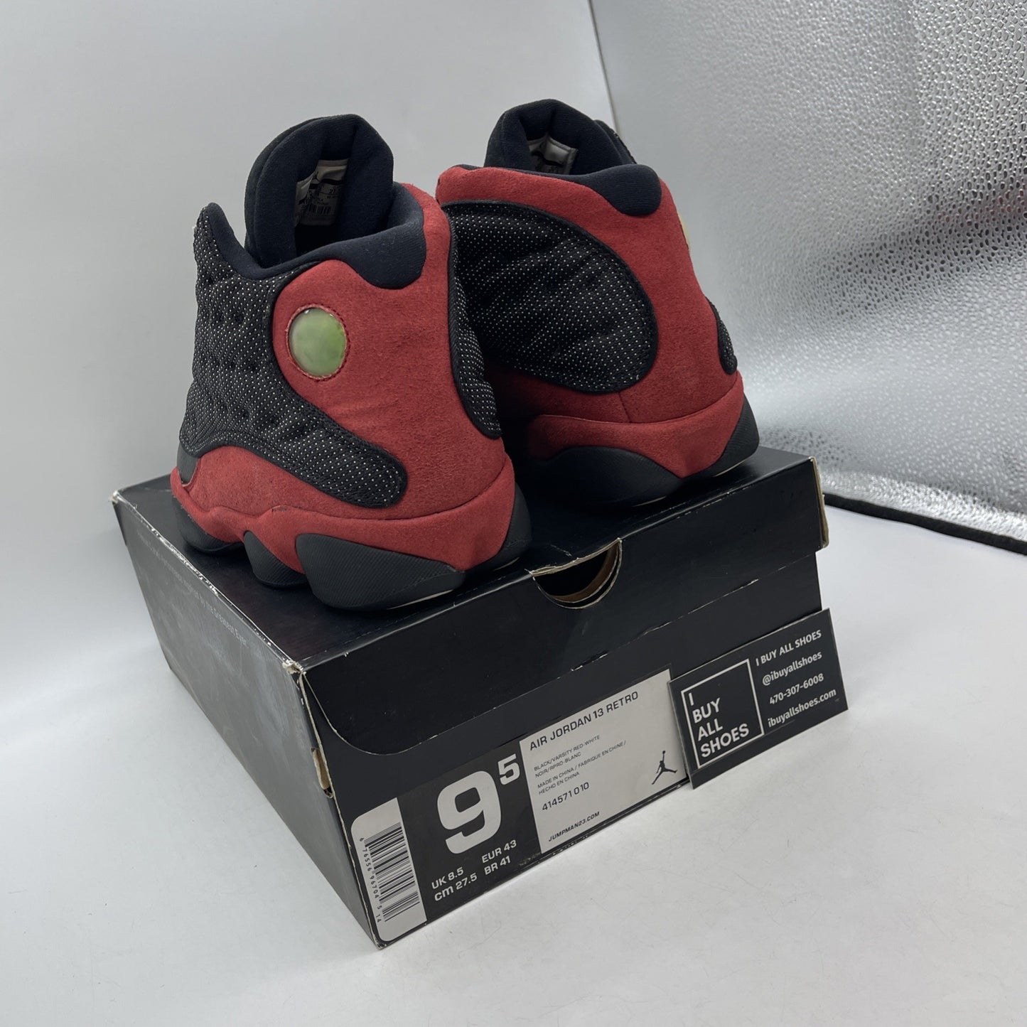 Size 9.5 - Air Jordan 13 Retro 2013 Bred (414571-010)