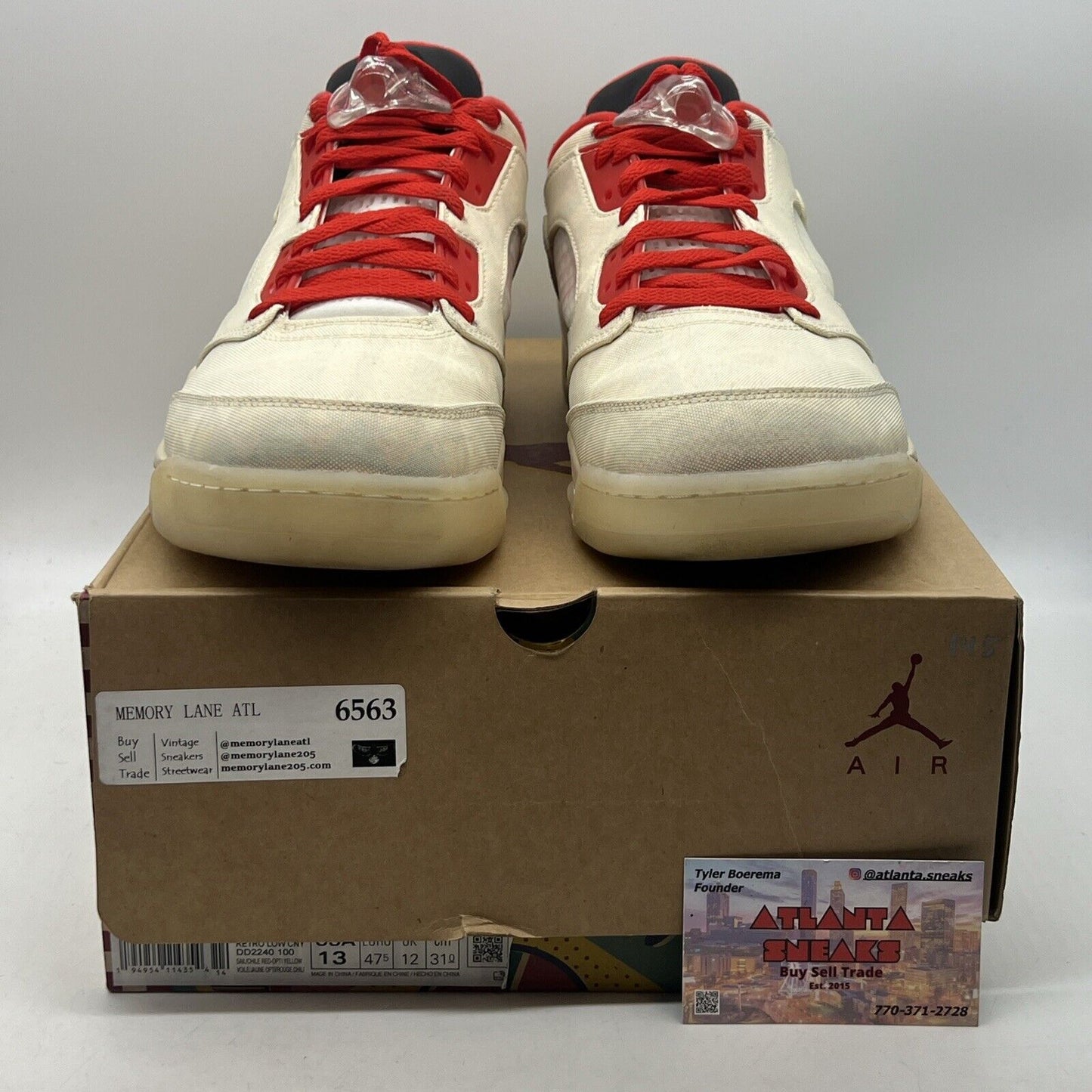 Size 13 - Air Jordan 5 Retro 2021 Low Chinese New Year Red (DD2240-100)