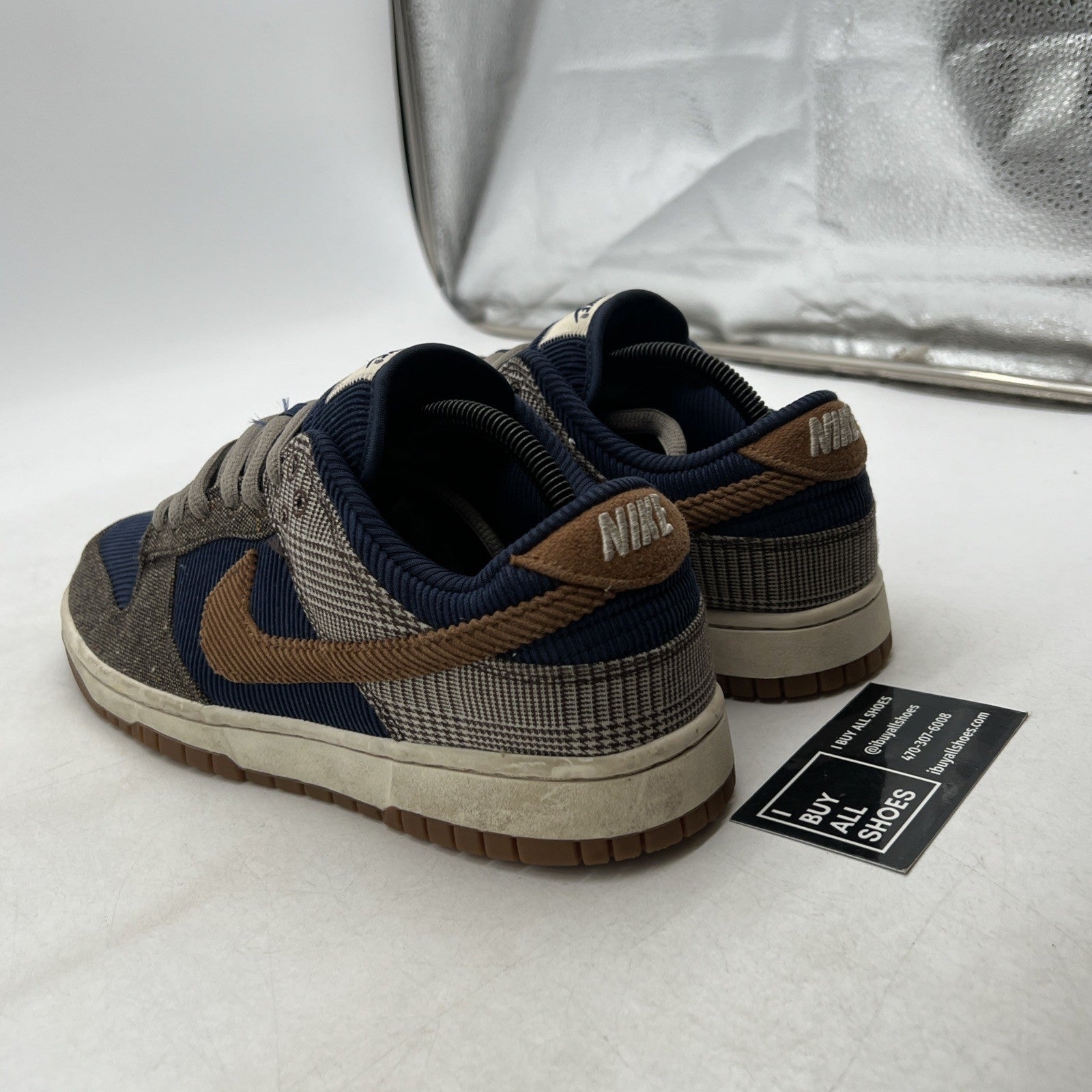 Size 9 - Nike Dunk Low Tweed Corduroy (FQ8746-410)