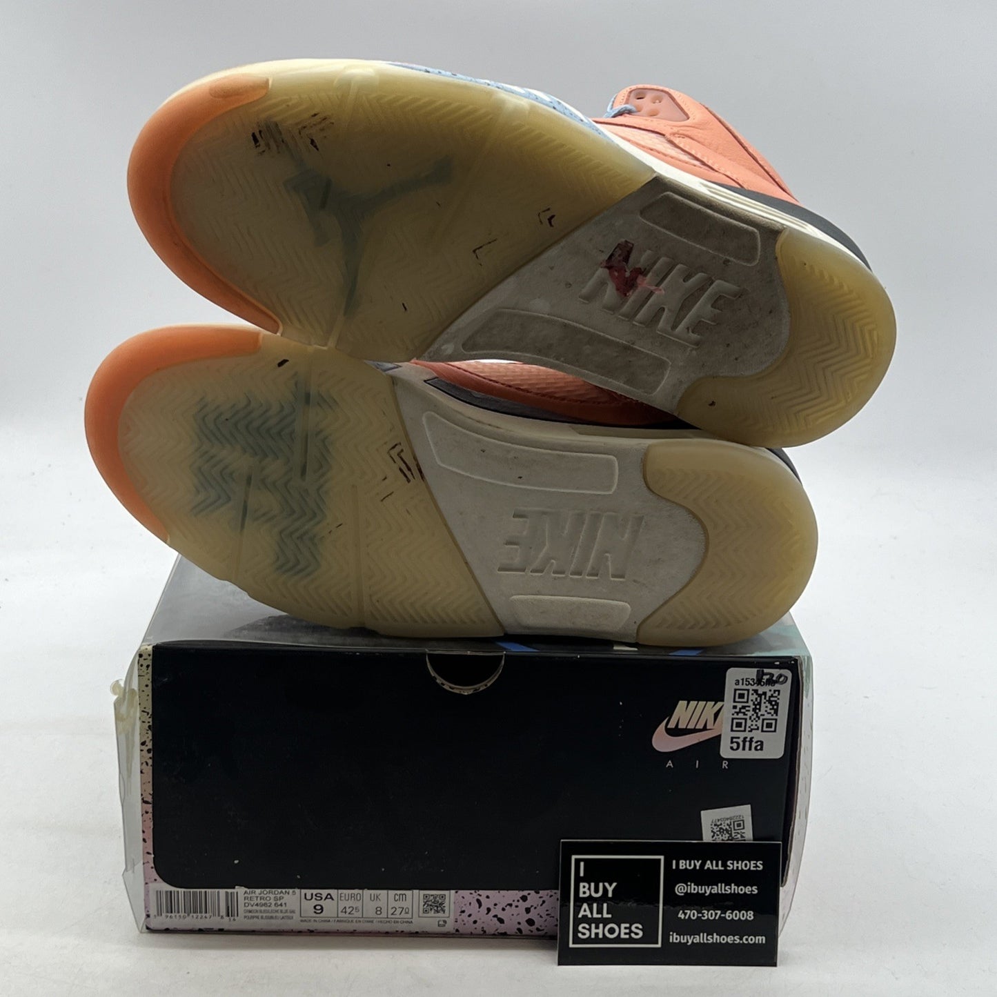 Size 9 - Jordan 5 Retro x DJ Khaled Mid We The Best - Crimson Bliss (DV4982-641)