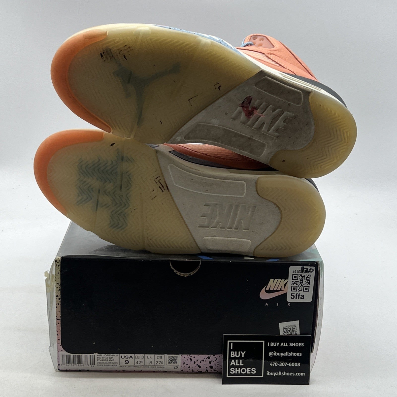 Size 9 - Jordan 5 Retro x DJ Khaled Mid We The Best - Crimson Bliss (DV4982-641)