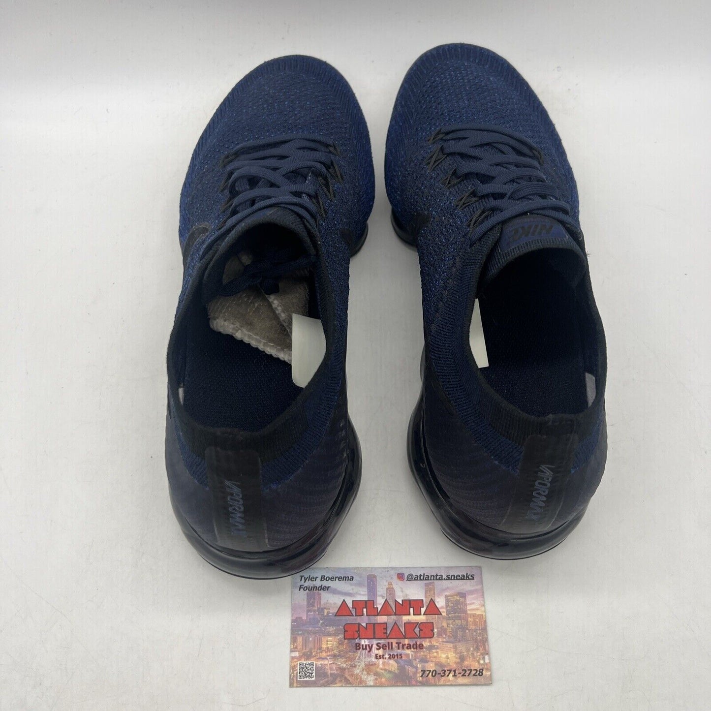 Size 12 - Nike Air VaporMax Midnight Navy Black (849558-400)