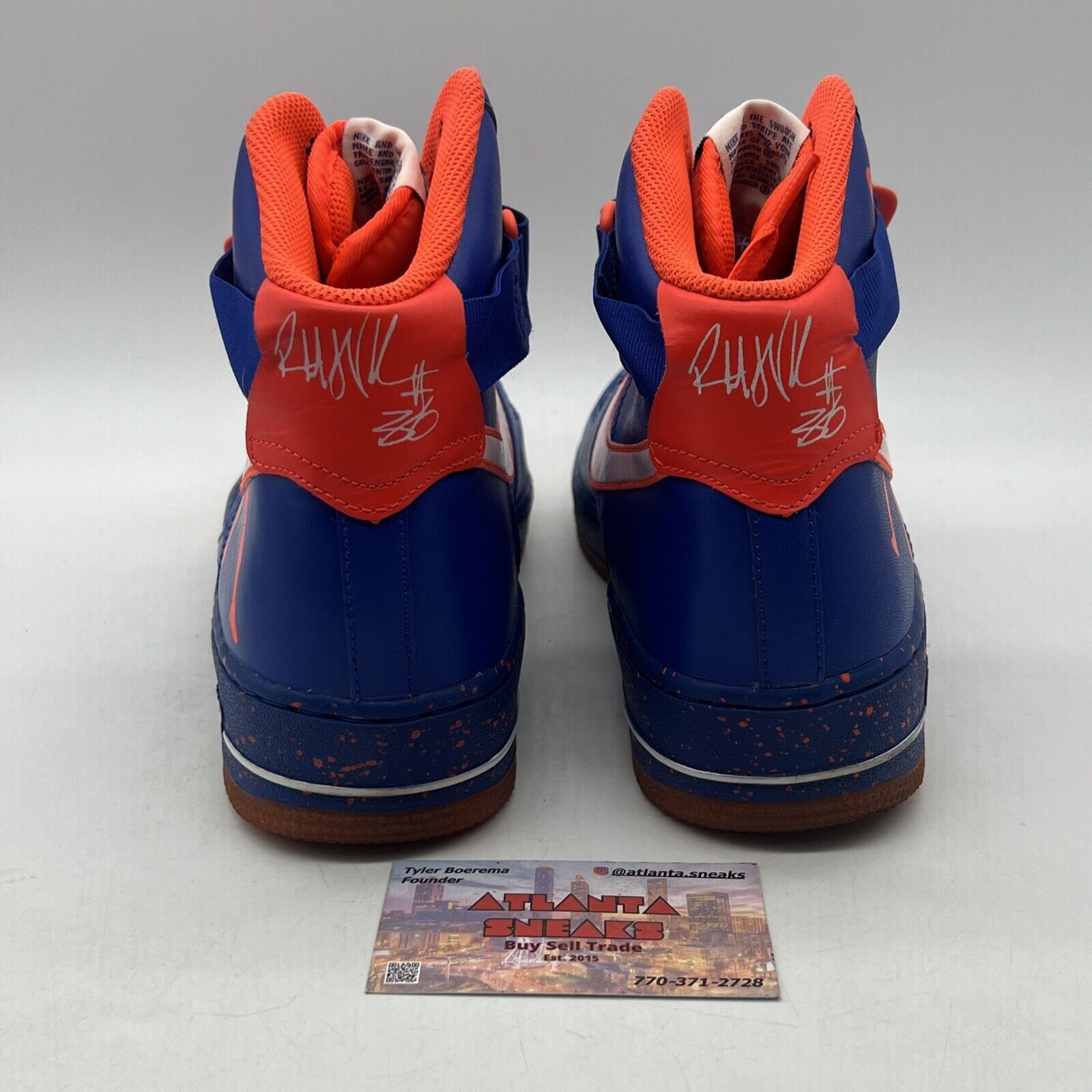 Size 10 - Nike Air Force 1 CMFT Premium QS High Rasheed Wallace Blue 624185-400