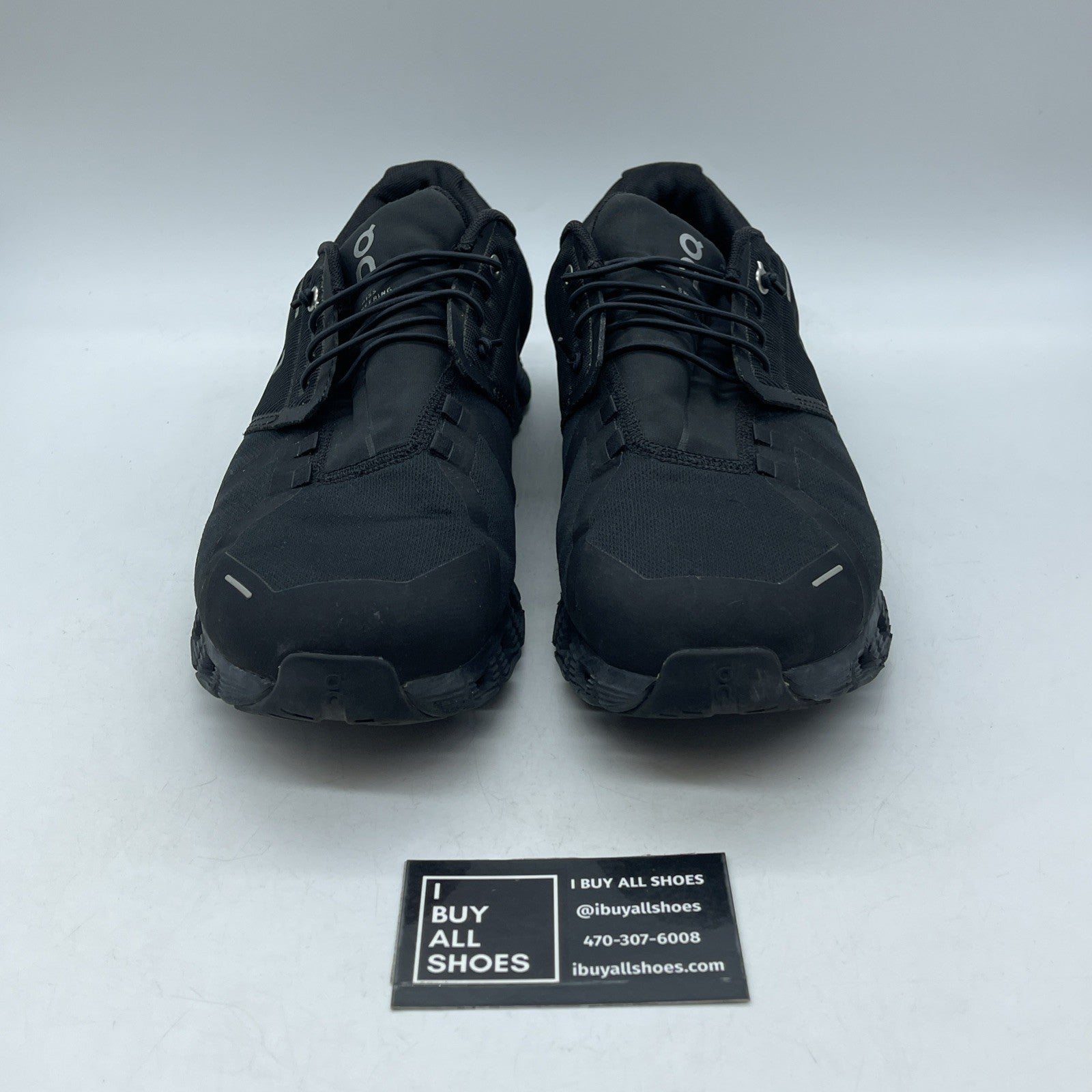 Size 11 -  On Cloud 5 Waterproof Black Silver