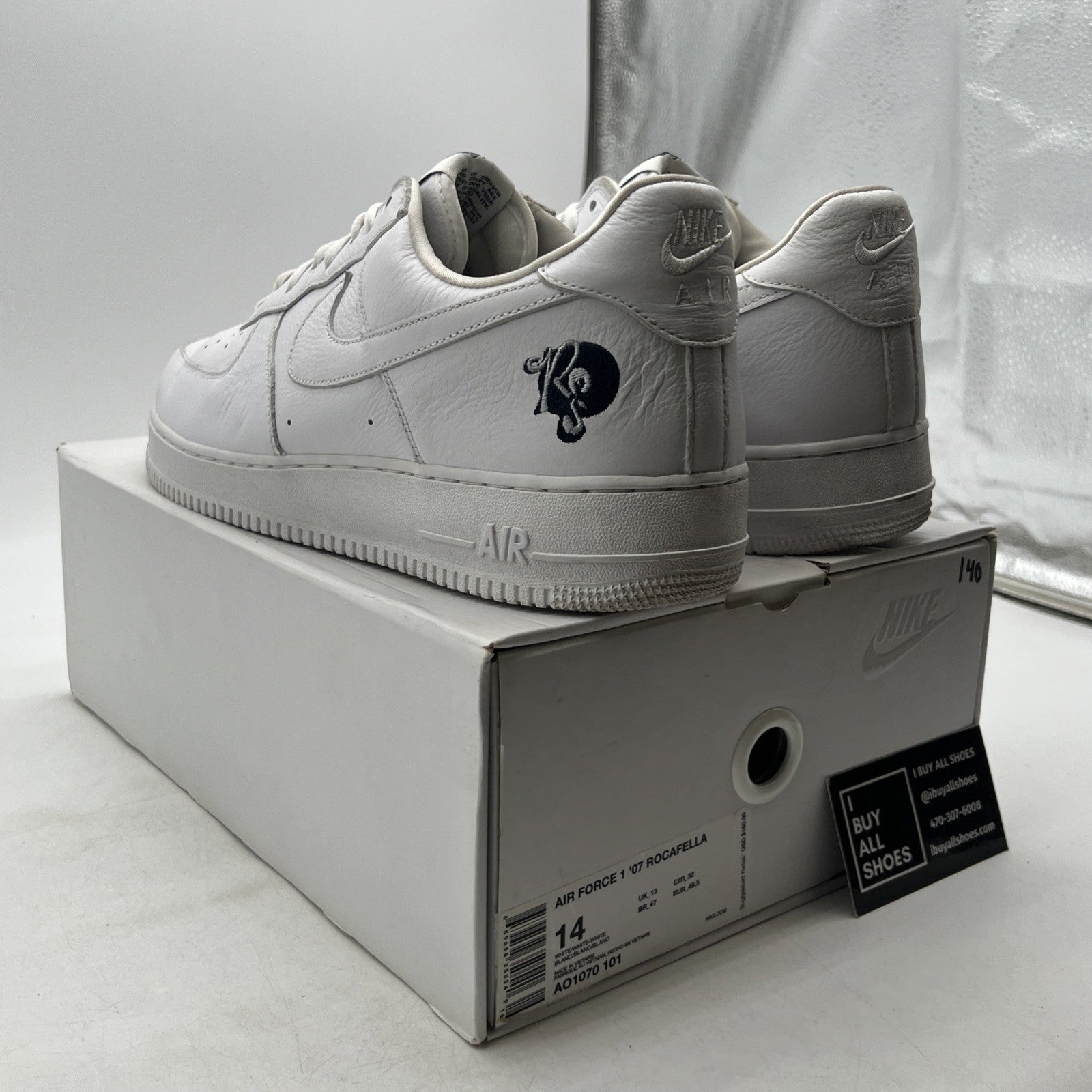 Size 14 - Nike Roc-A-Fella x Air Force 1 2017 AF100 (AO1070-101)