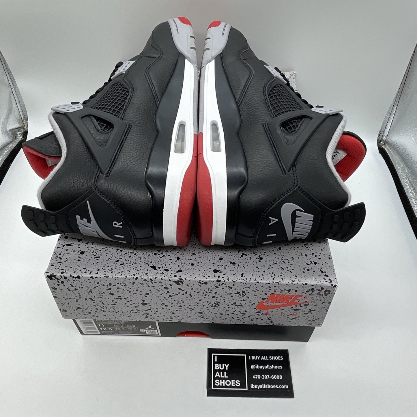 Size 11 - Air Jordan 4 Retro bred release 2012 (FV5029-006)