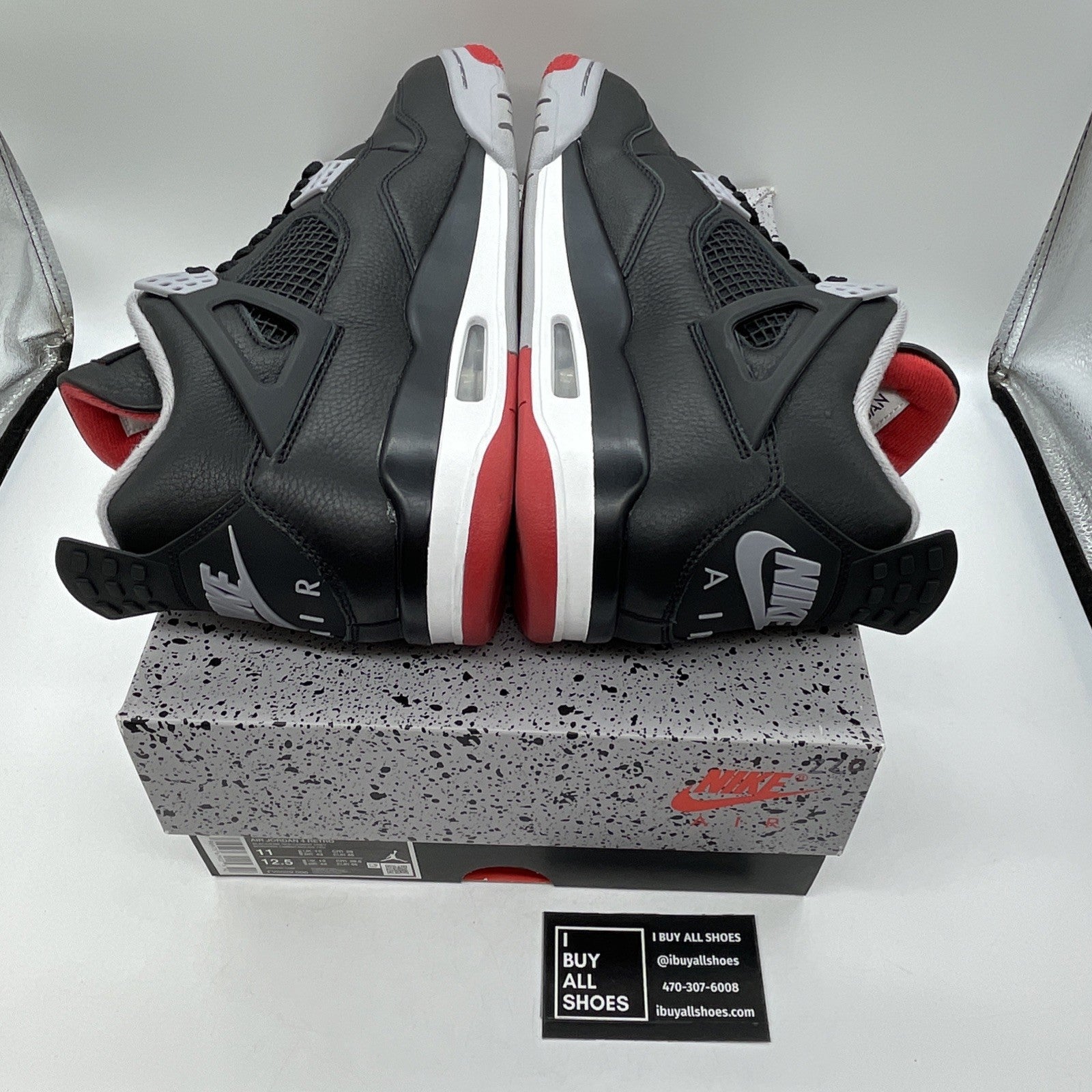 Size 11 - Air Jordan 4 Retro bred release 2012 (FV5029-006)