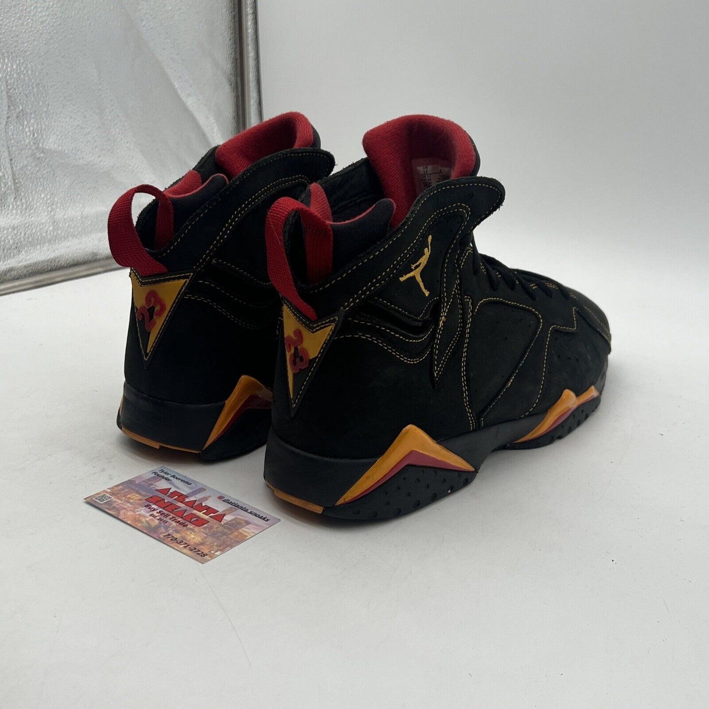 Size 12 - Jordan 7 Retro Citrus Black Yellow Red Suede (CU9307-081)