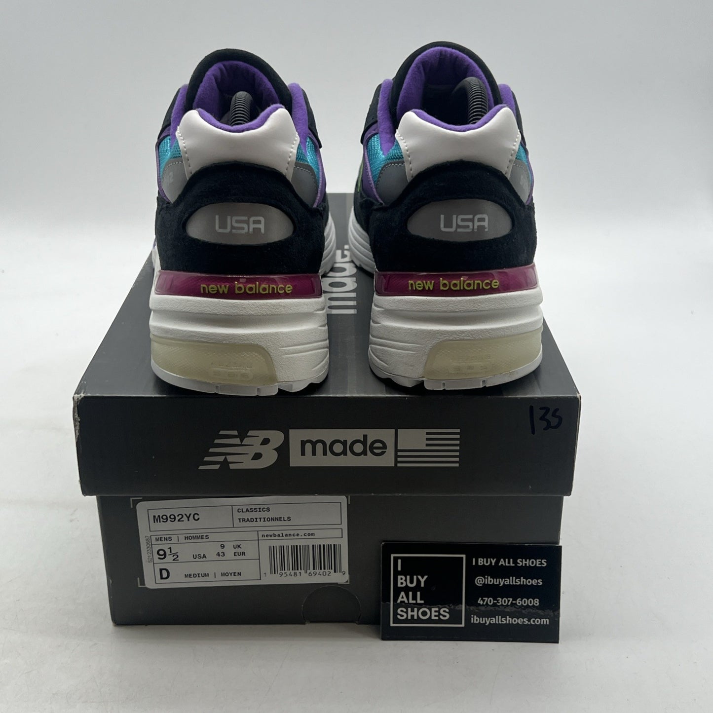 Size 9.5 - New Balance YCMC x 992 Made in USA Rewind (M992YC)