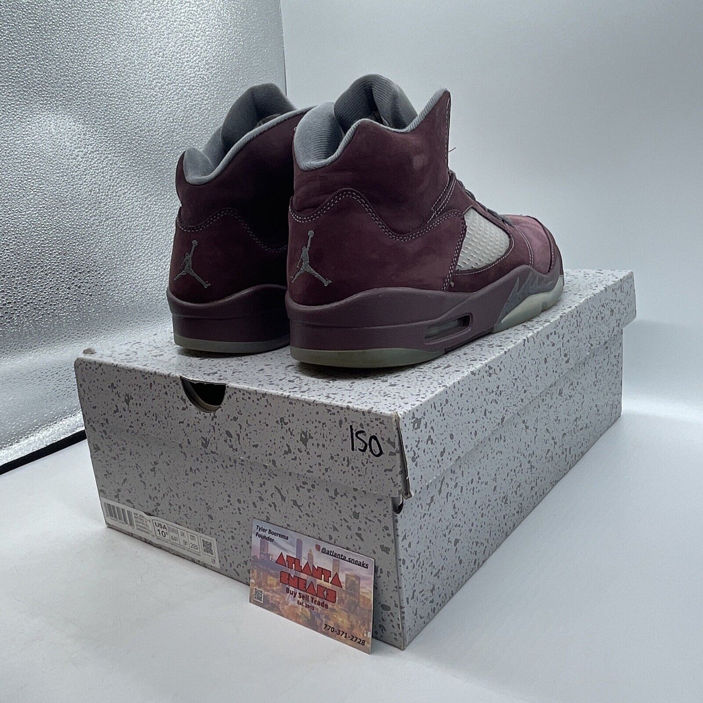 Size 10.5 - Air Jordan 5 Retro SE 2023 Burgundy Suede (DZ4131-600)