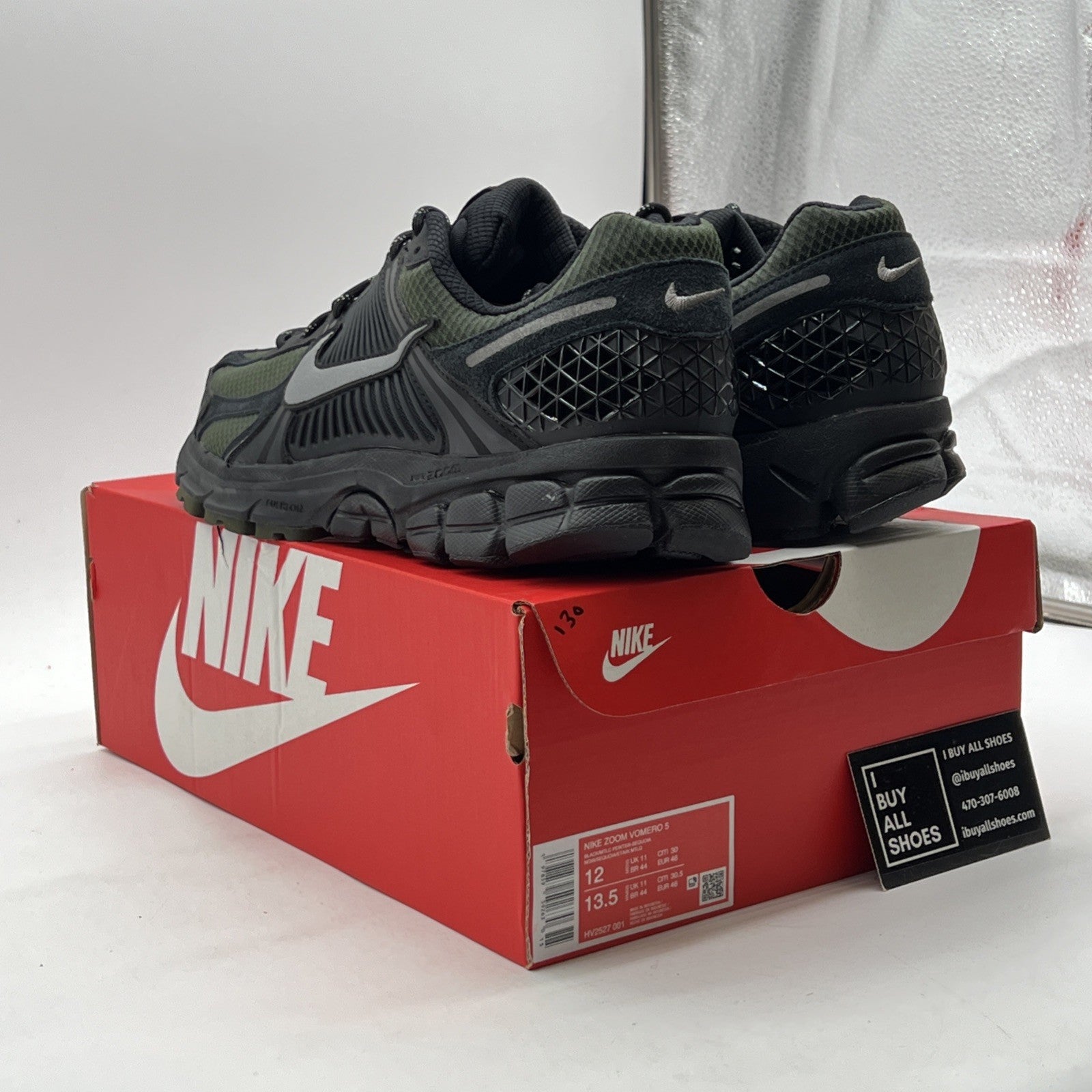 Size 12 - Nike Air Zoom Vomero 5 Black Sequoia (HV2527-001)