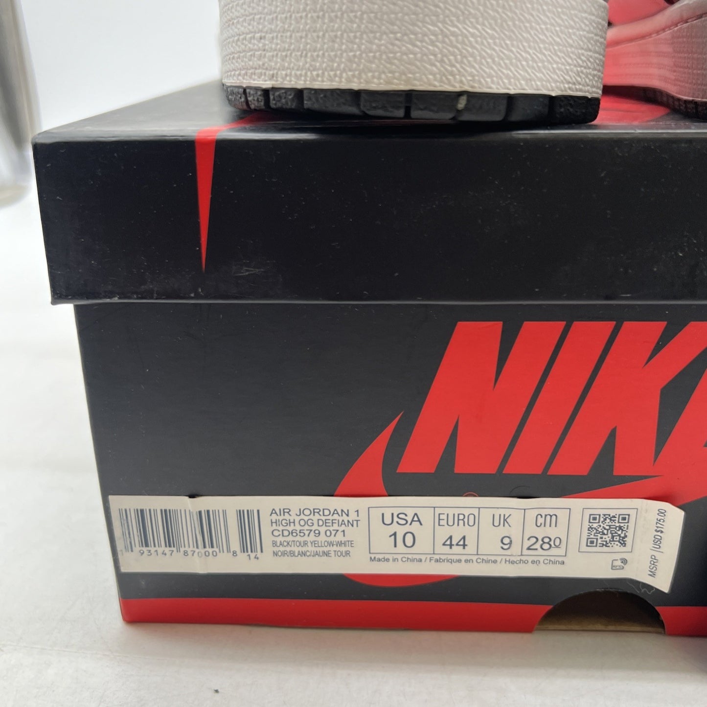 Size 10 - Air Jordan 1 Retro OG High Defiant (CD6579-071)