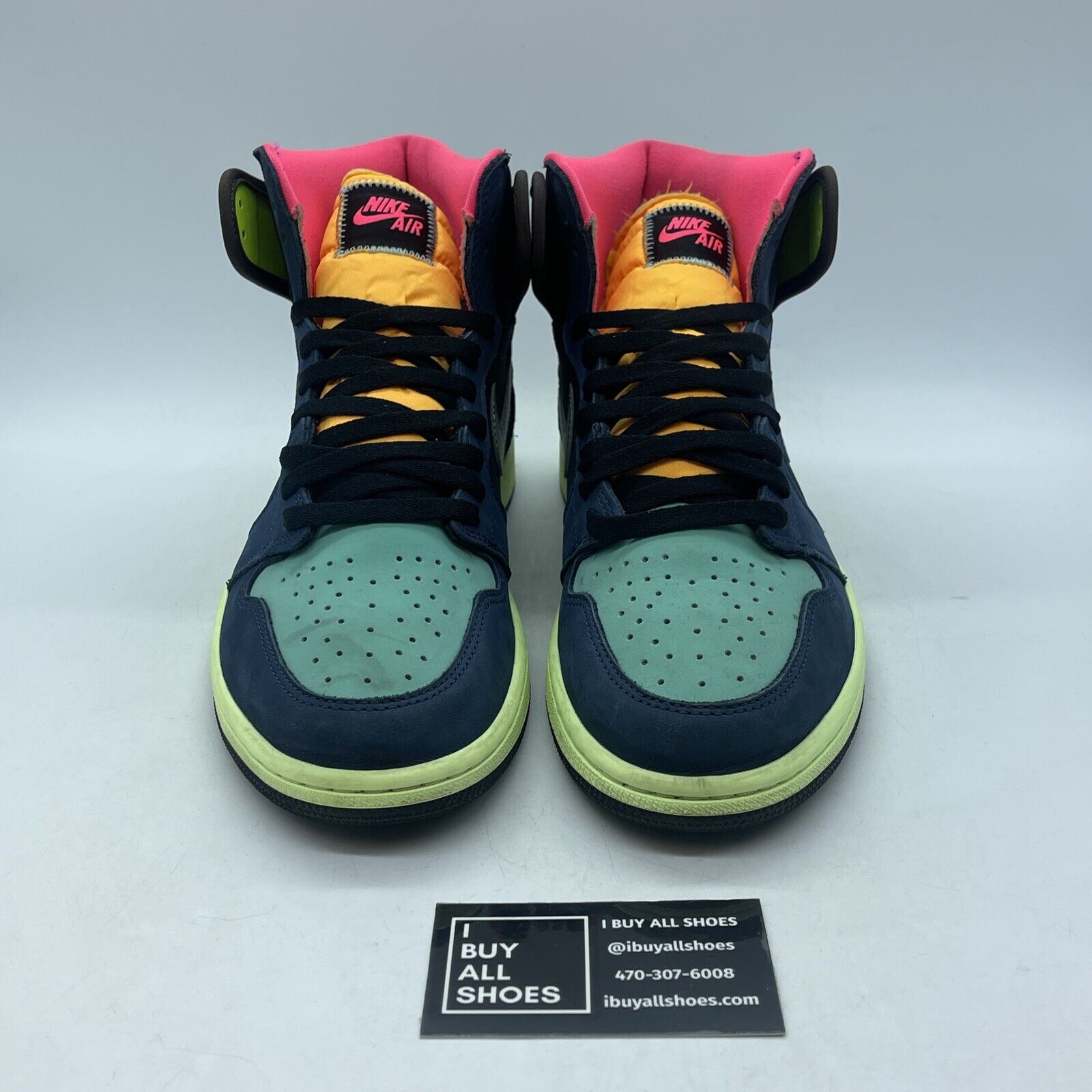 Size 10 - Jordan 1 Retro High Tokyo Bio Hack Suede Leather (555088-201)