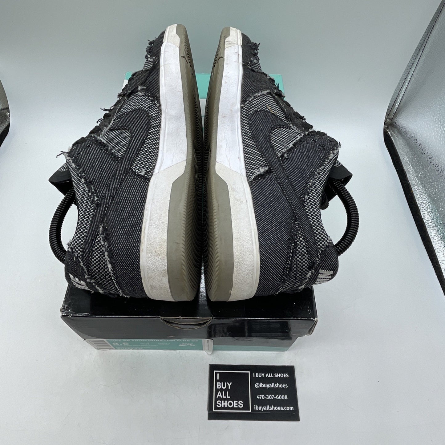 Size 8.5 - Medicom Toy x Nike SB Dunk Elite Low Black (877063-002)