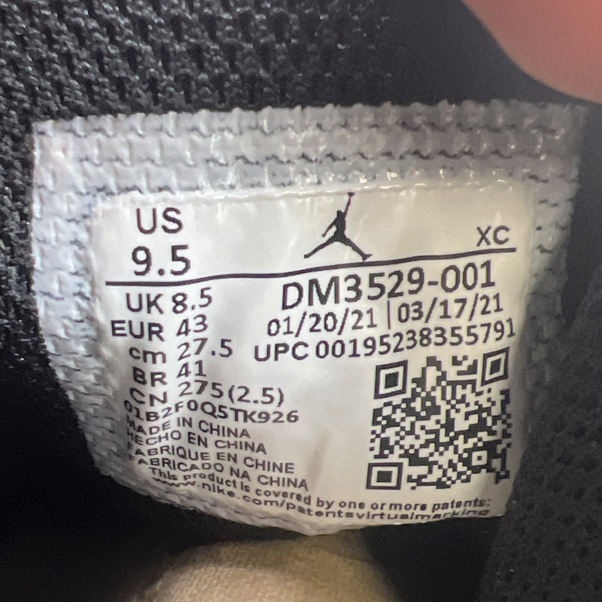 Size 9.5 - Air Jordan 1 Mid Crater (DM3529-001)