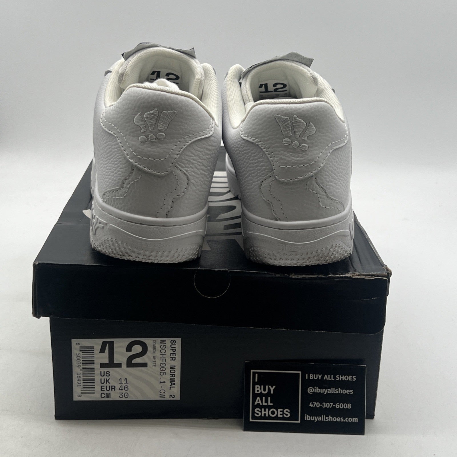 Size 12 - MSCHF Super Normal 2 White Limited Release Common Whites