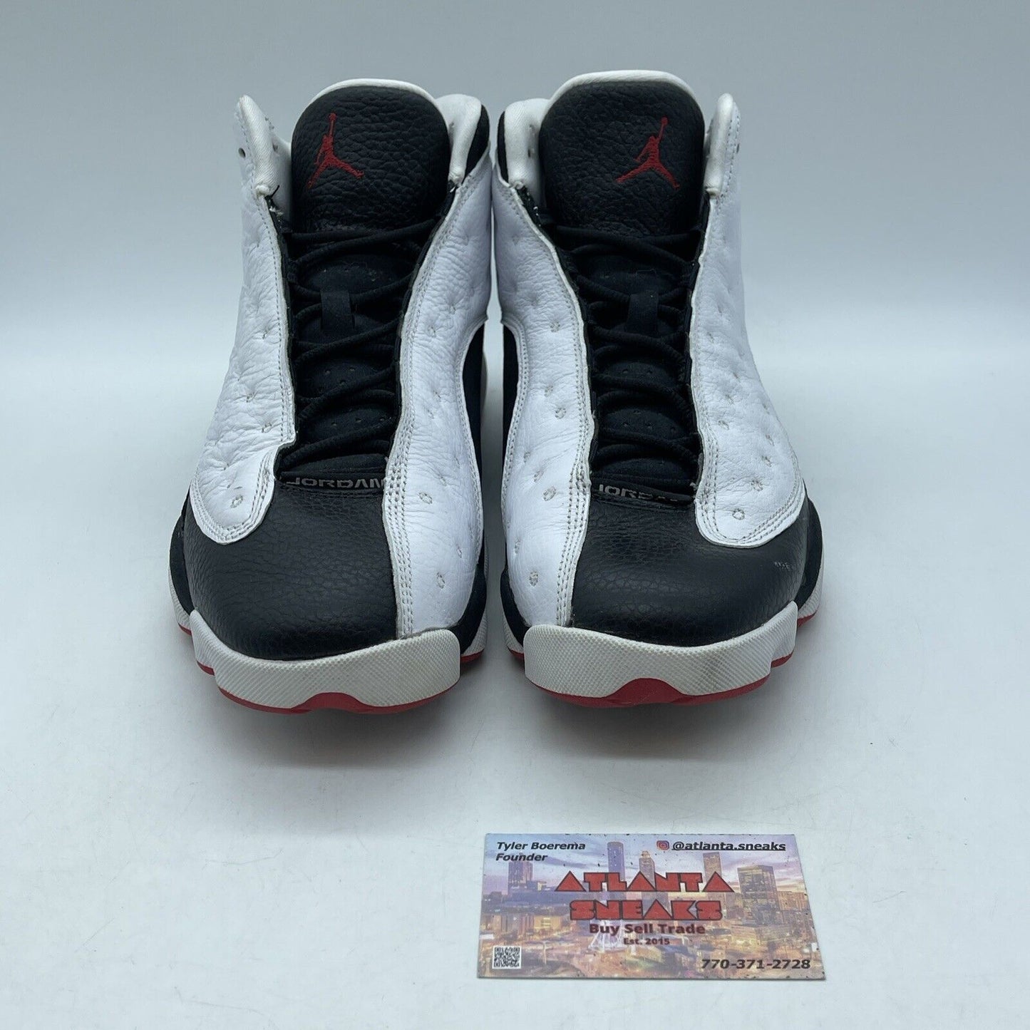 Size 10 - Jordan 13 Retro He Got Game Red White Leather Black Suede (414571-104)