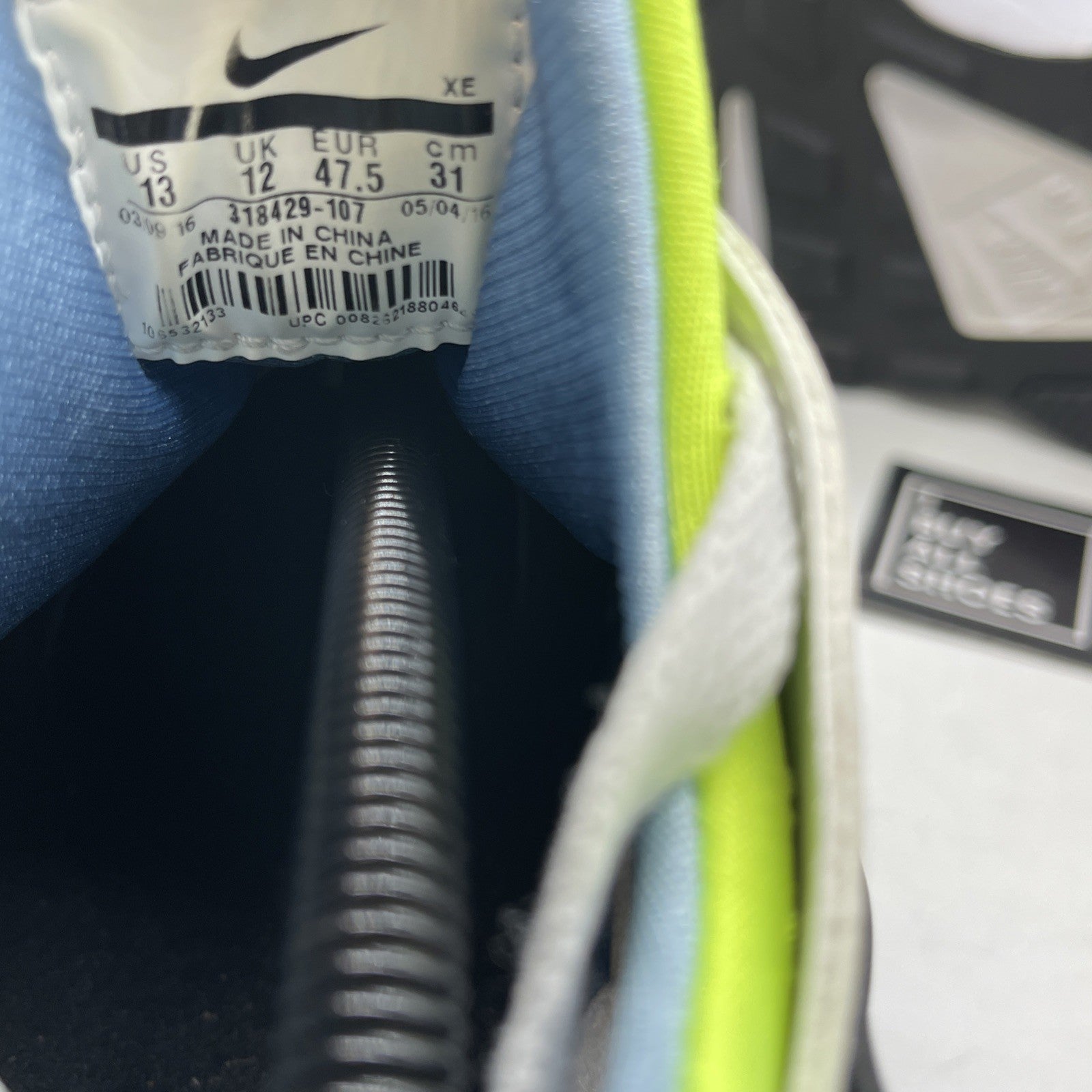 Size 13 - Nike Air Huarache Off White (318429-107)