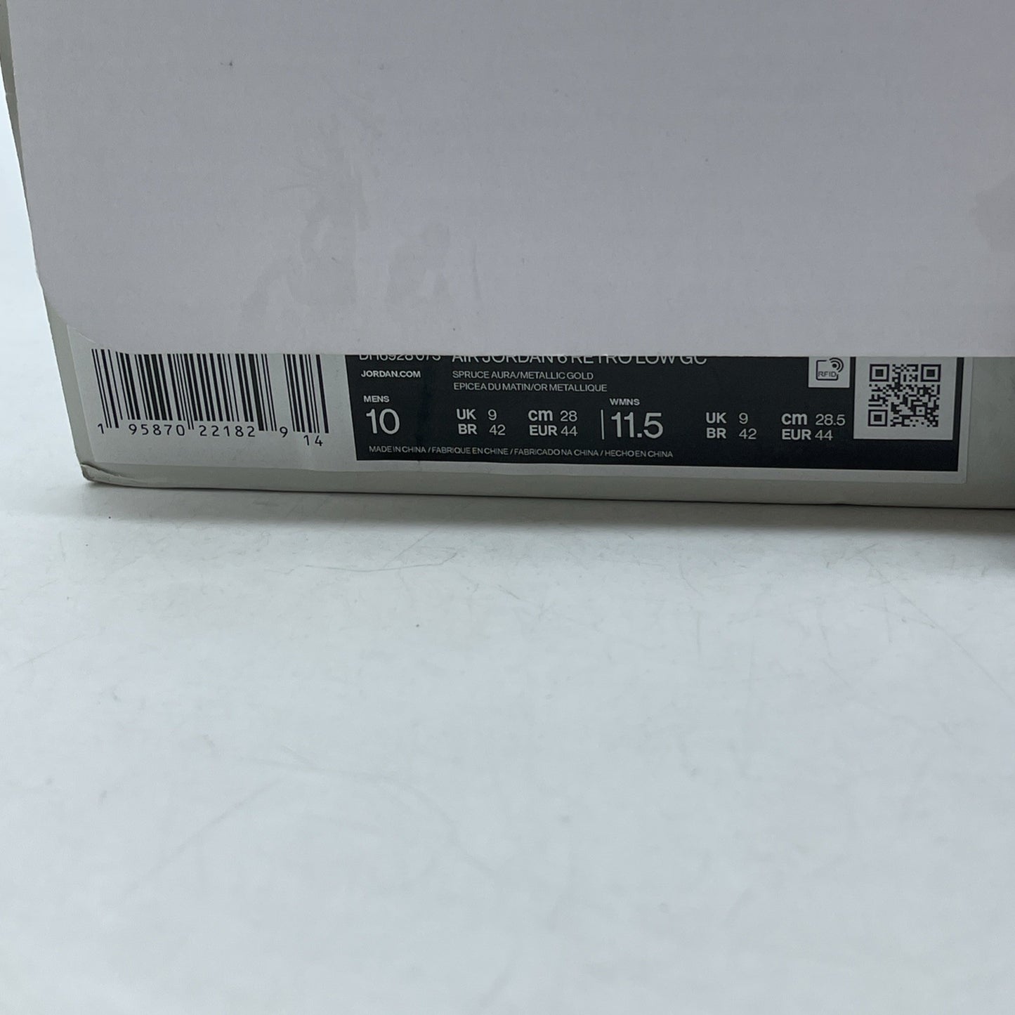 Size 10 - Air Jordan 6 Low Lunar New Year